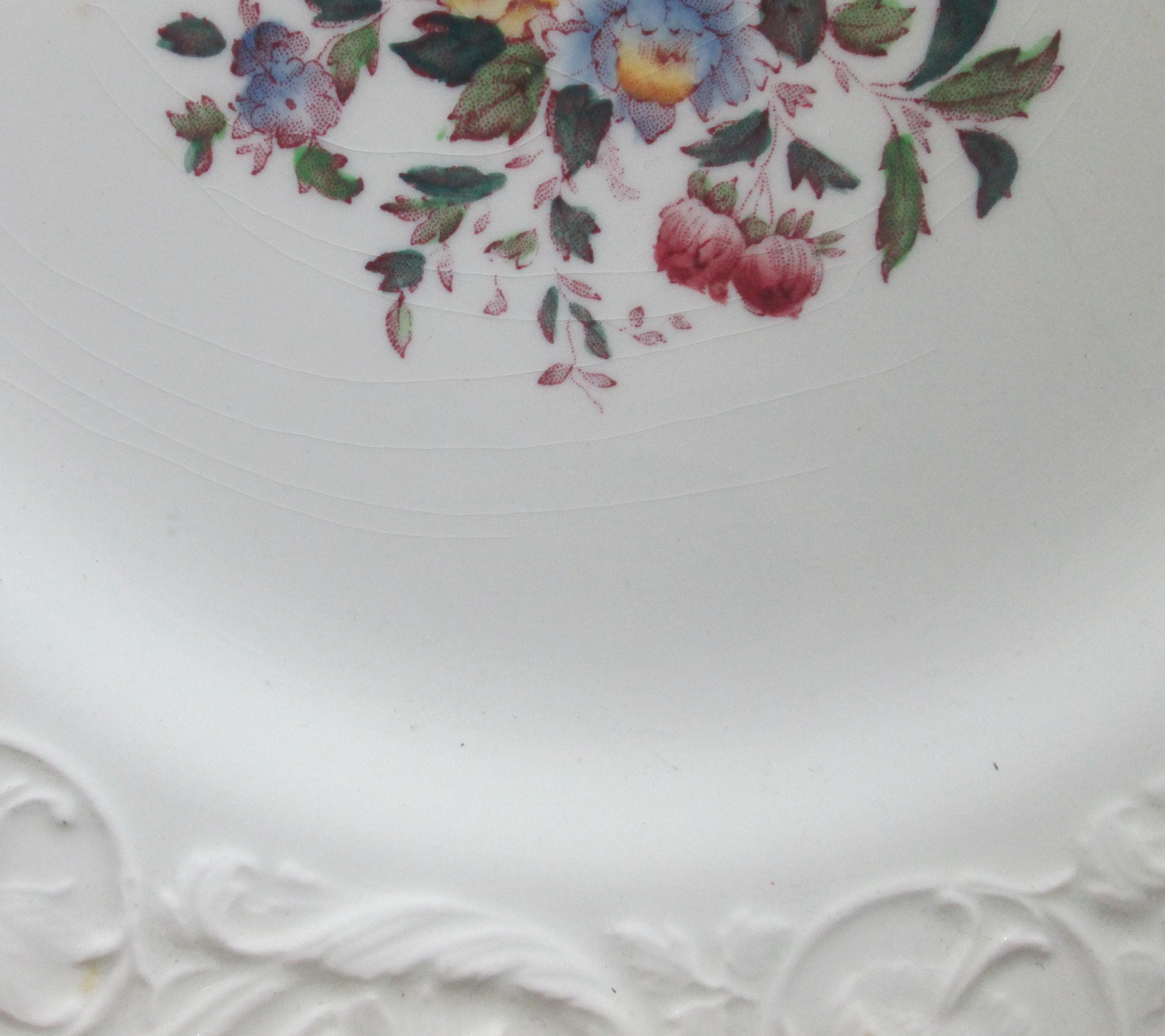 Vintage Wedgwood Patrician Swansea Pattern Dinner Plate - Thumbnail 3
