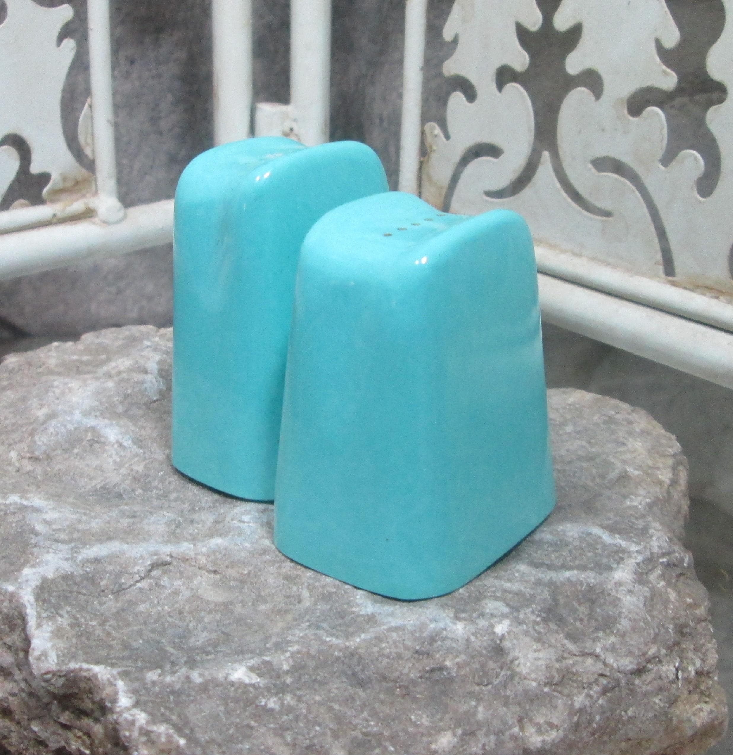 Vintage Branchell Turquoise Blue Salt and Pepper Shakers