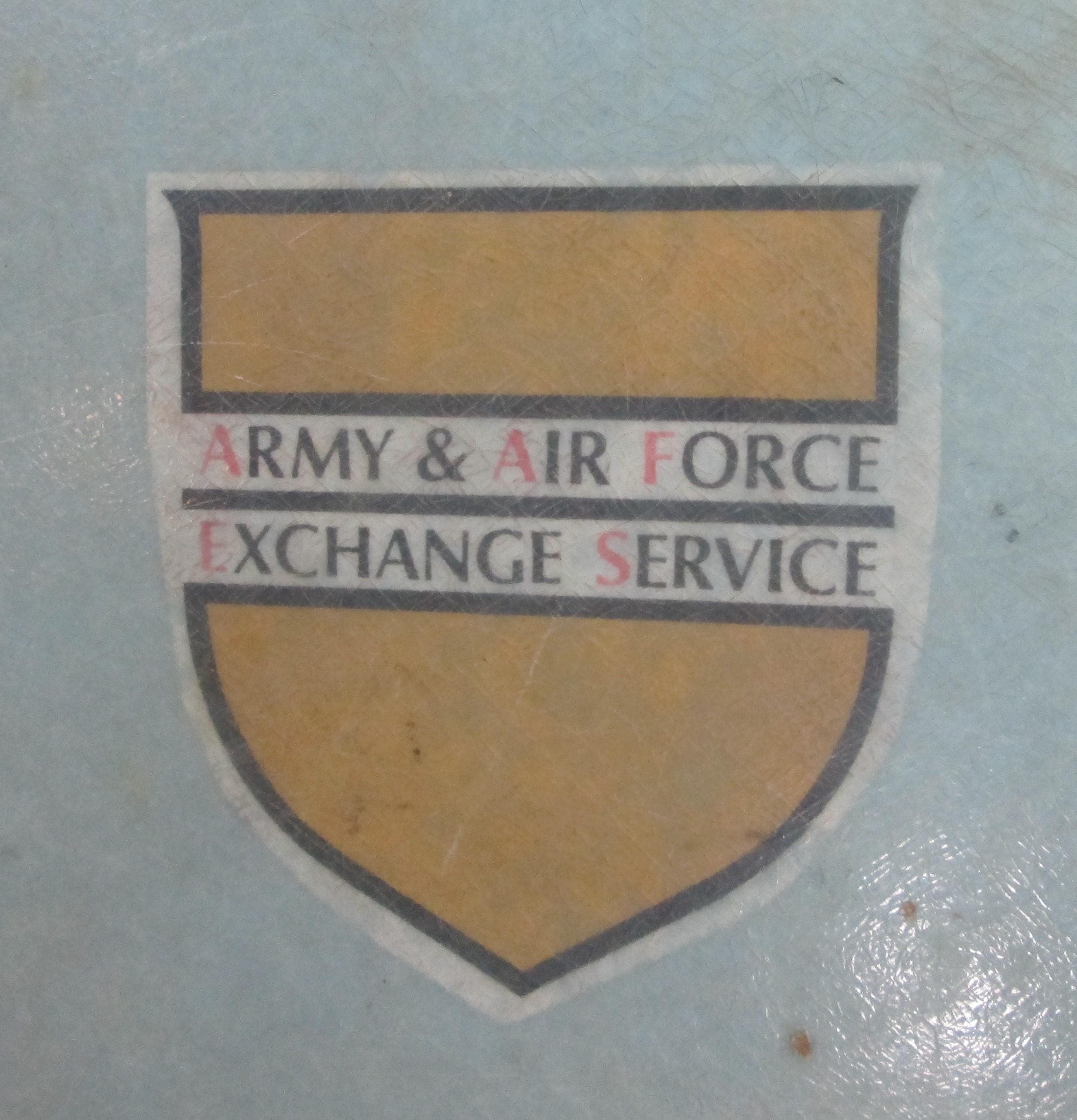 Vintage Army and Air Force Exchange Service Serving Cafeteria Tray - Thumbnail 2