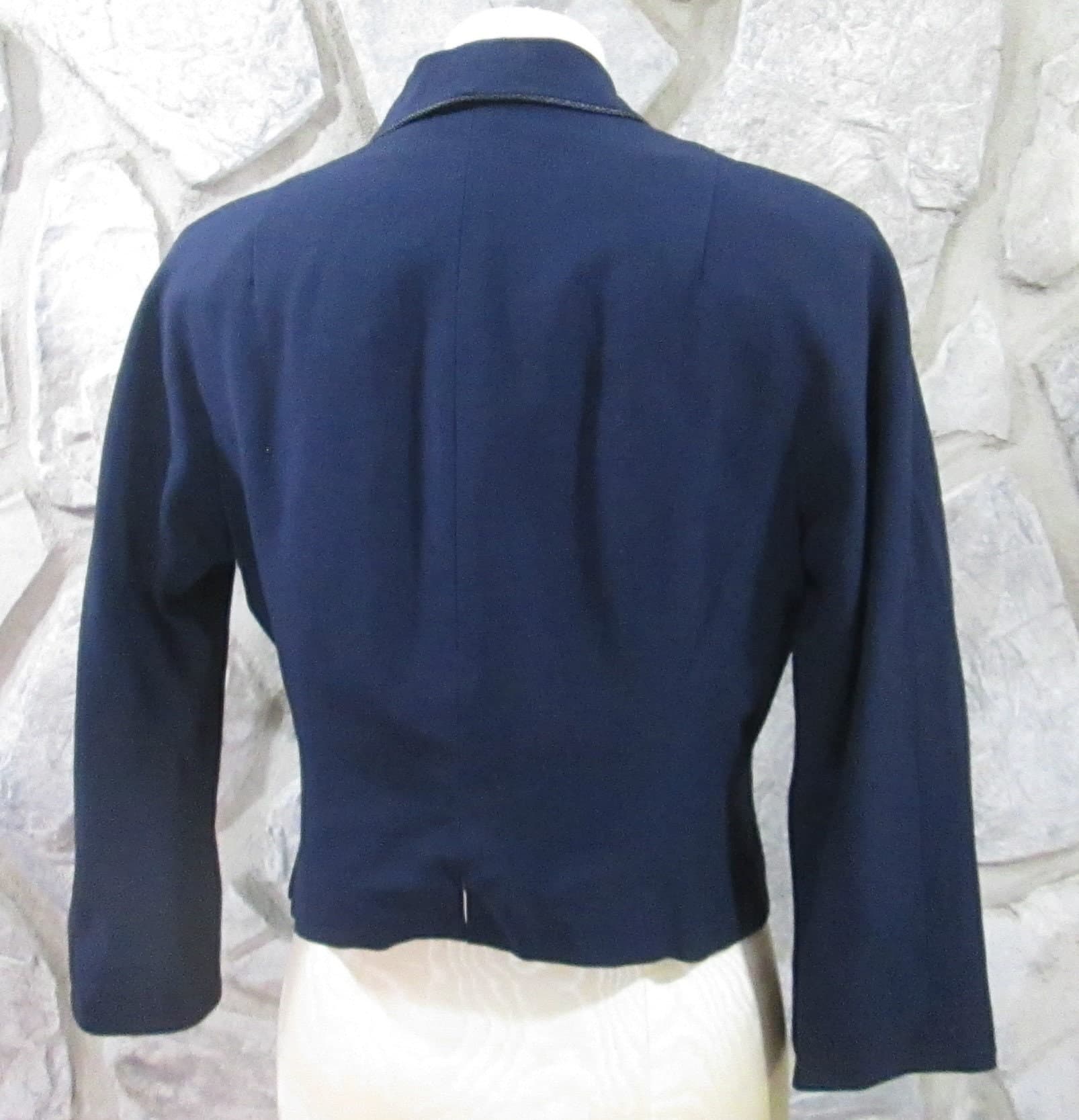 Vintage 1940's Bonwit Teller Jacket - Thumbnail 2