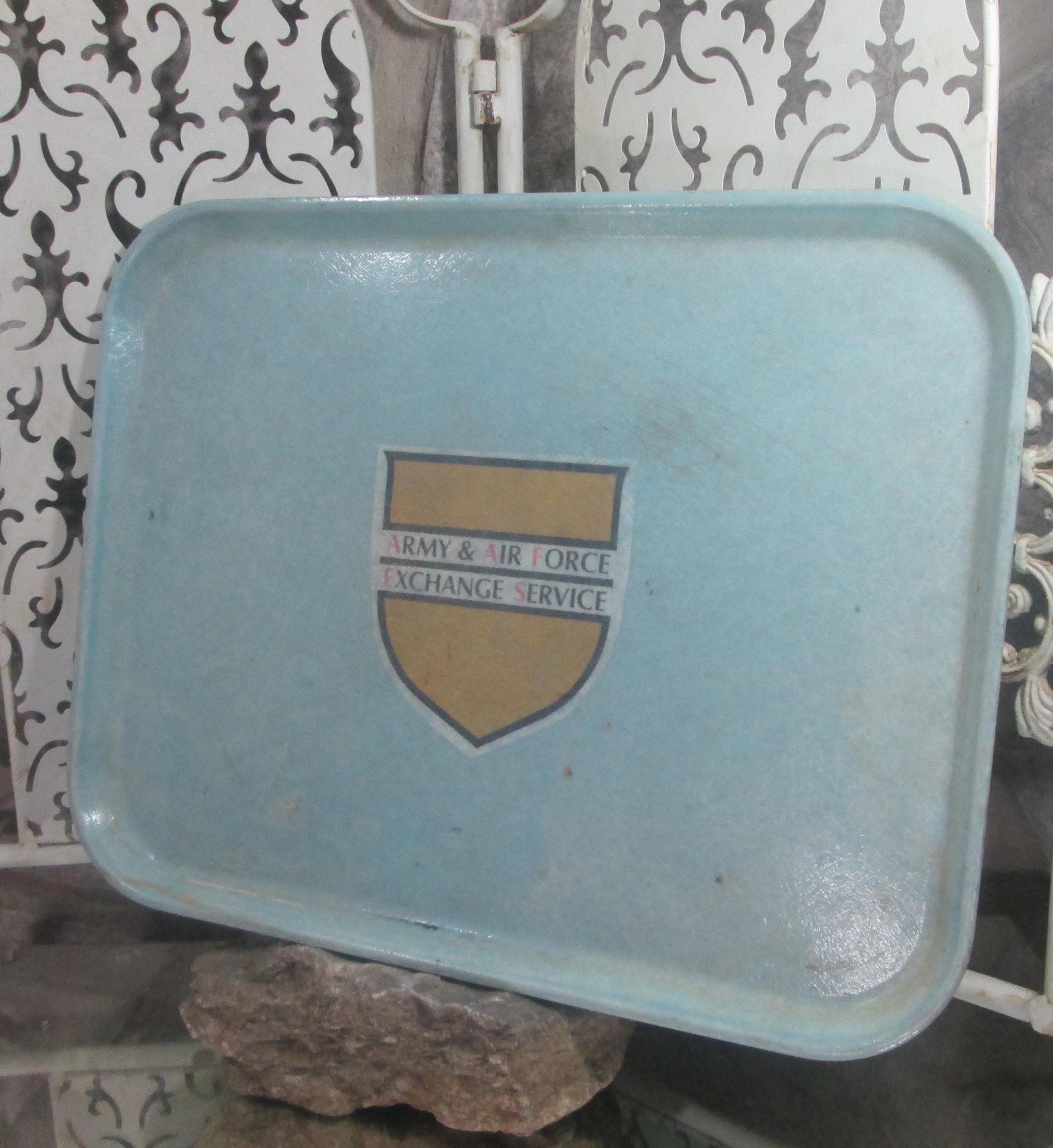 Vintage Army and Air Force Exchange Service Serving Cafeteria Tray