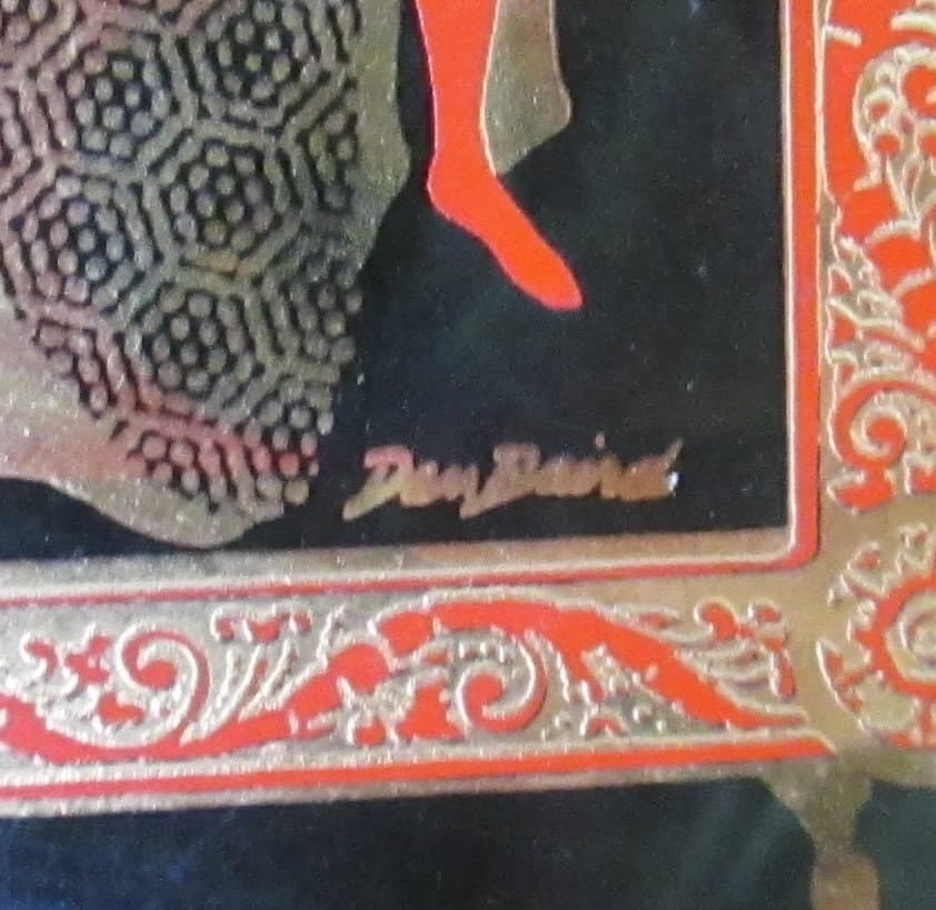 Vintage Dan Baird Knight Design Bent Glass Tray - Thumbnail 2