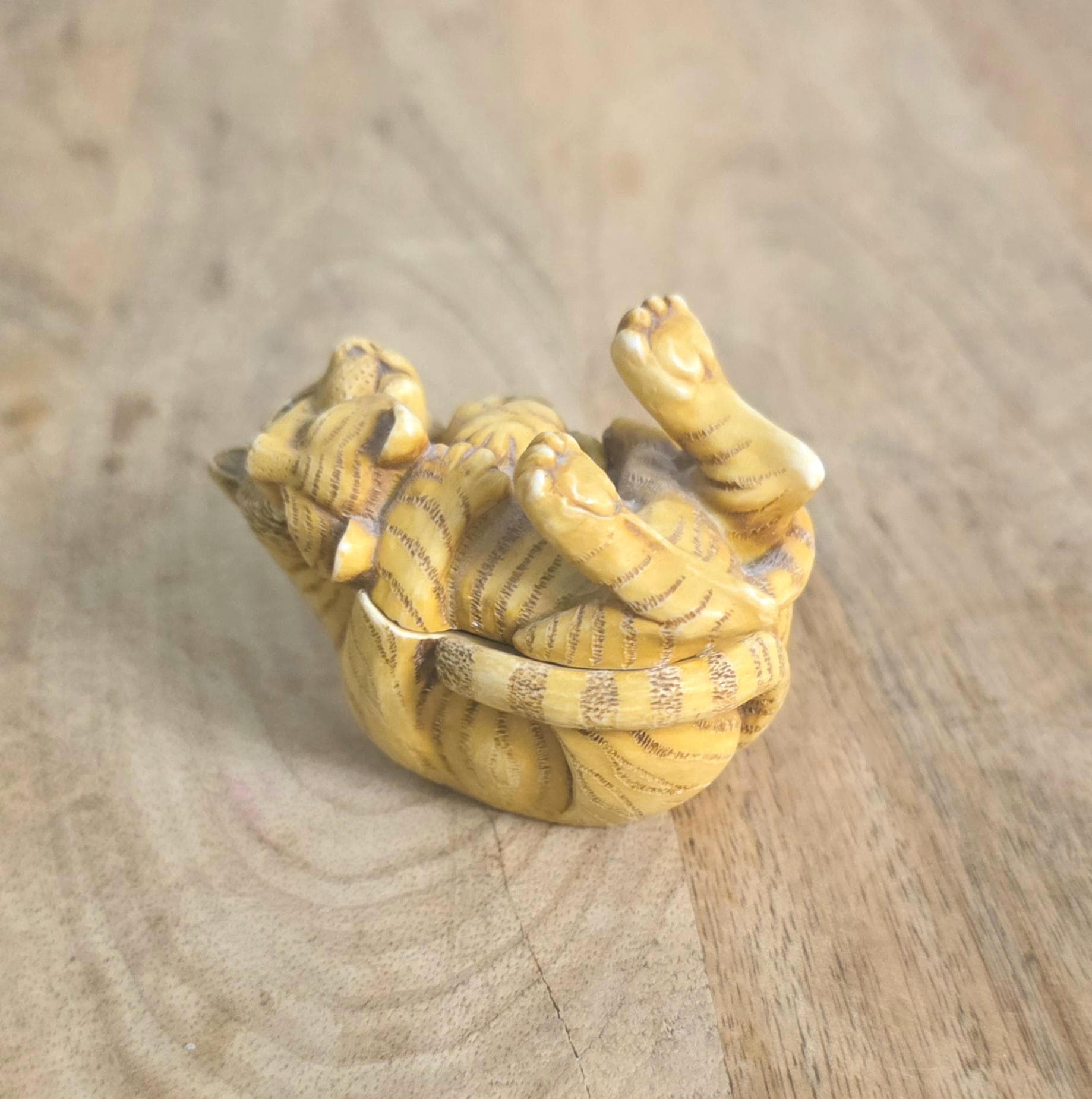 Vintage Harmony Kingdom Of The Same Stripe Trinket Box, 1993 - Thumbnail 3