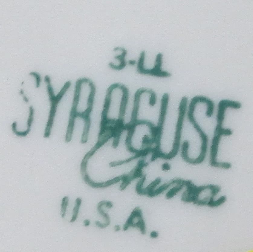 Vintage Syracuse China Concord Pattern Restaurant Ware Dessert Plate - Thumbnail 2