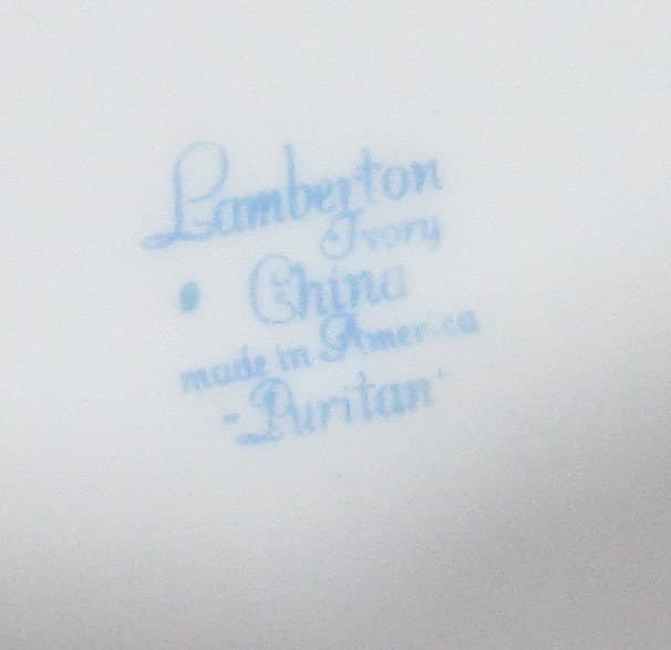 Vintage Lamberton Puritan Pattern Dinner Plate - Thumbnail 3