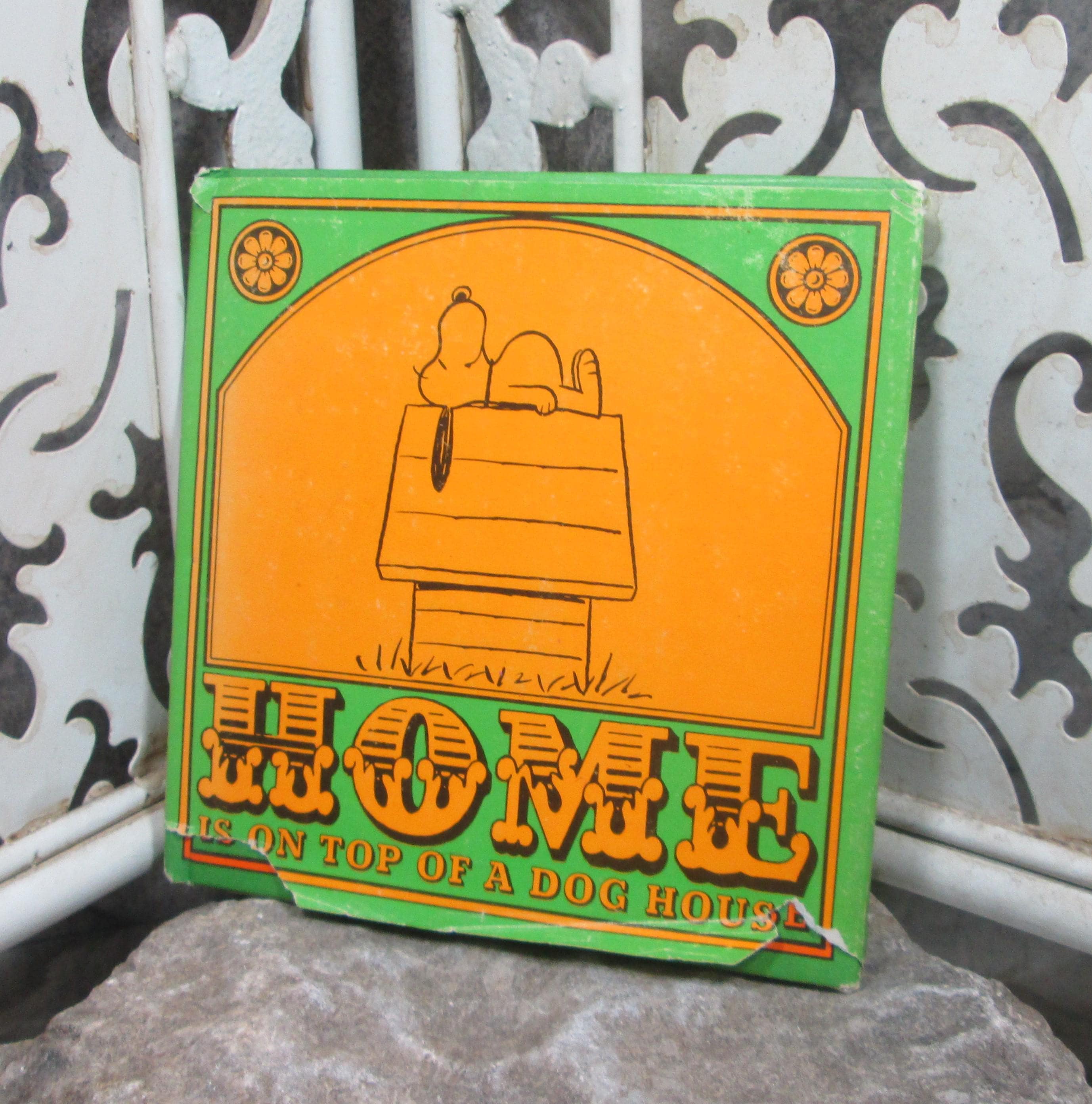 Home Is On Top of a Dog House by Charles M. Schultz, Snoopy Book, 1966
