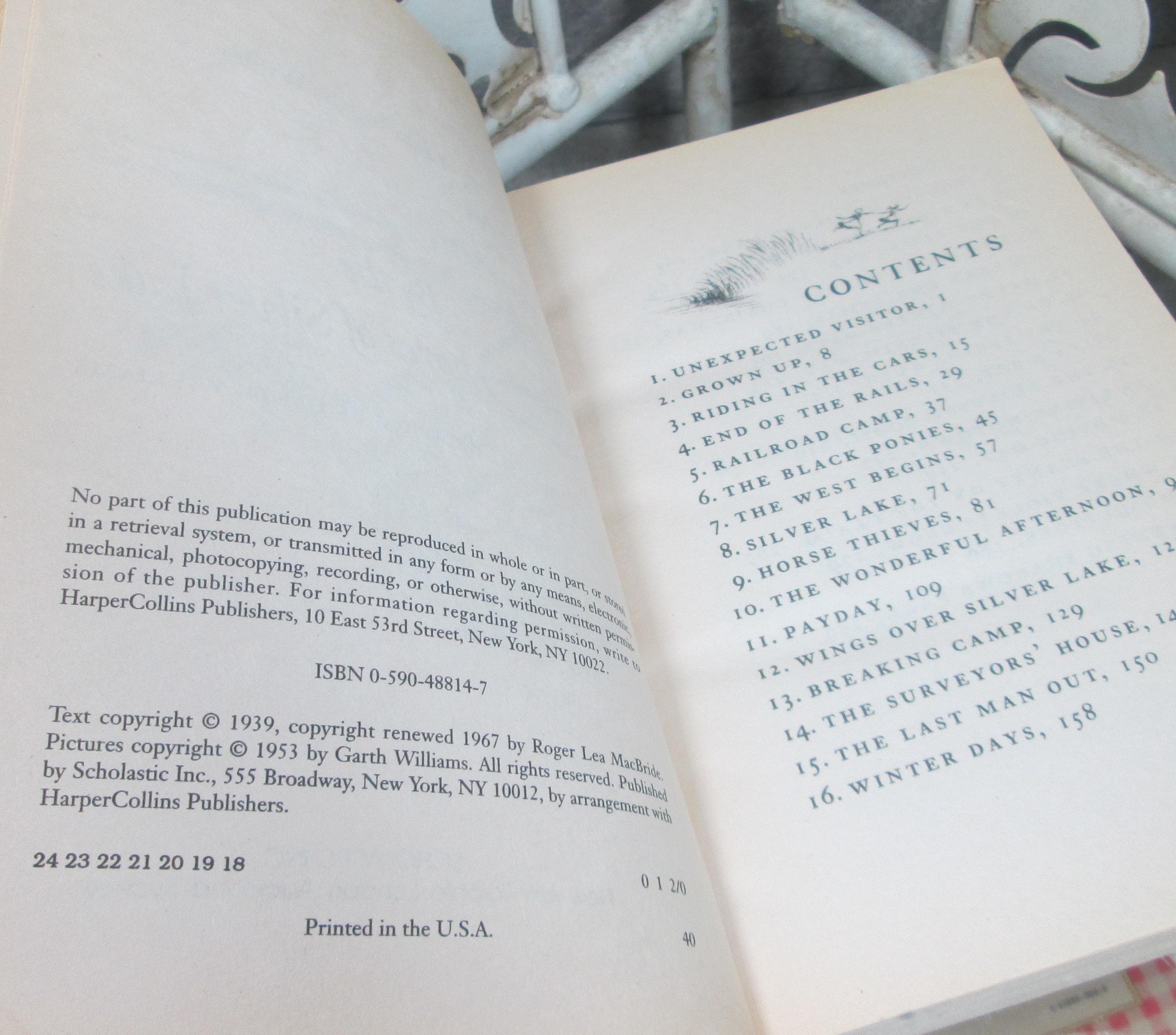 By the Shores of Silver Lake by Laura Ingalls Wilder Vintage Book - Thumbnail 3