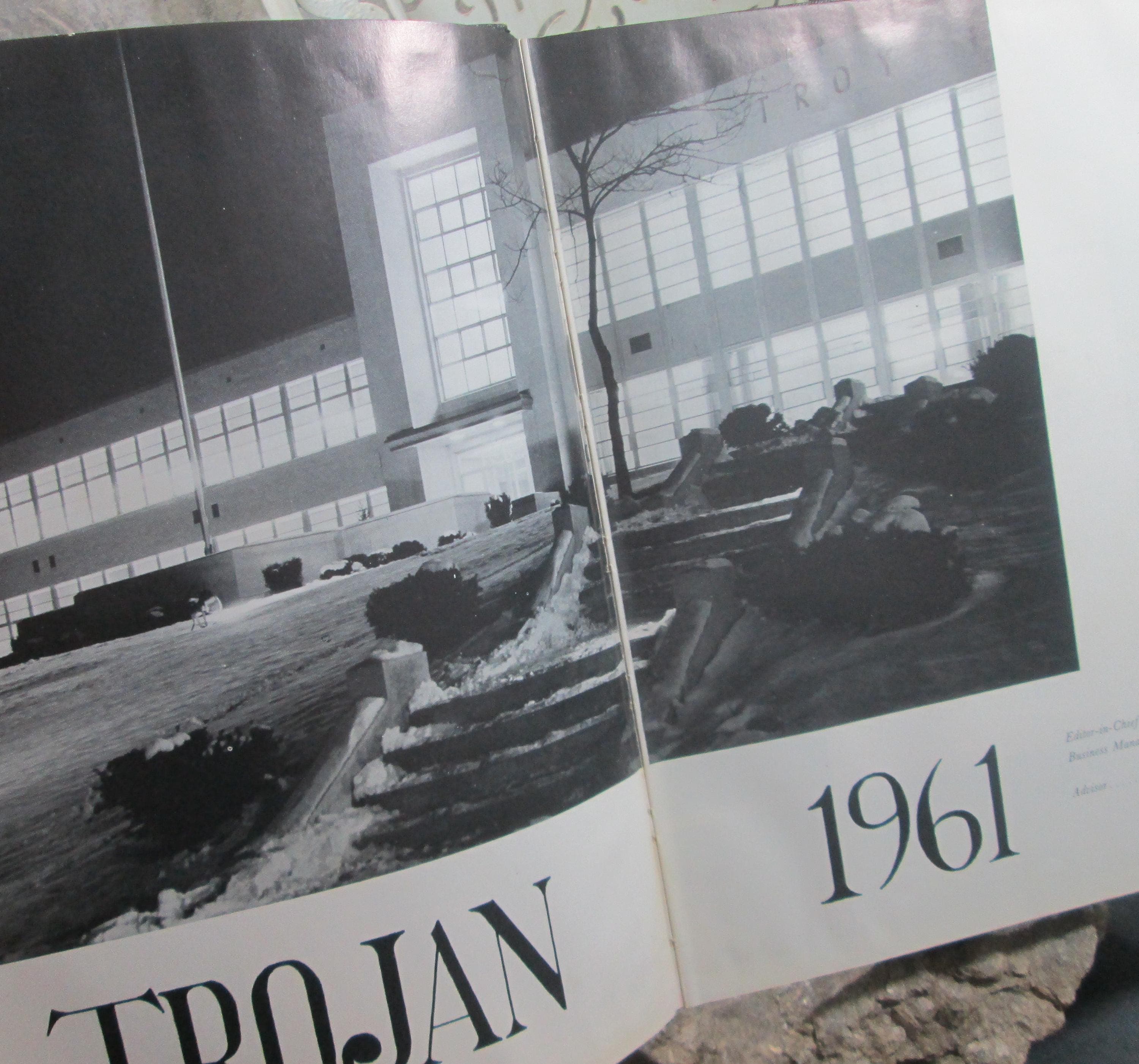 Vintage Troy High School Yearbook, Ohio, 1960 - Thumbnail 3