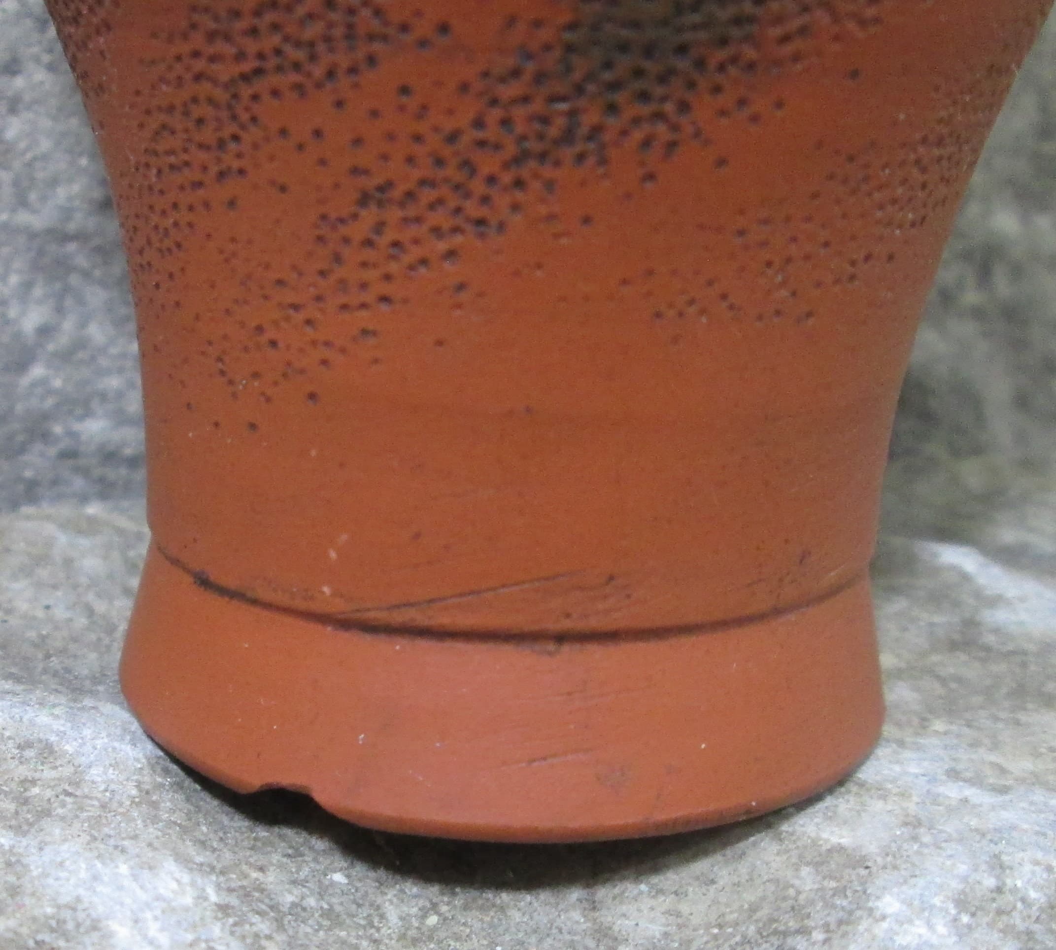 Vintage Yixing Red Clay Dragon Vase - Thumbnail 4