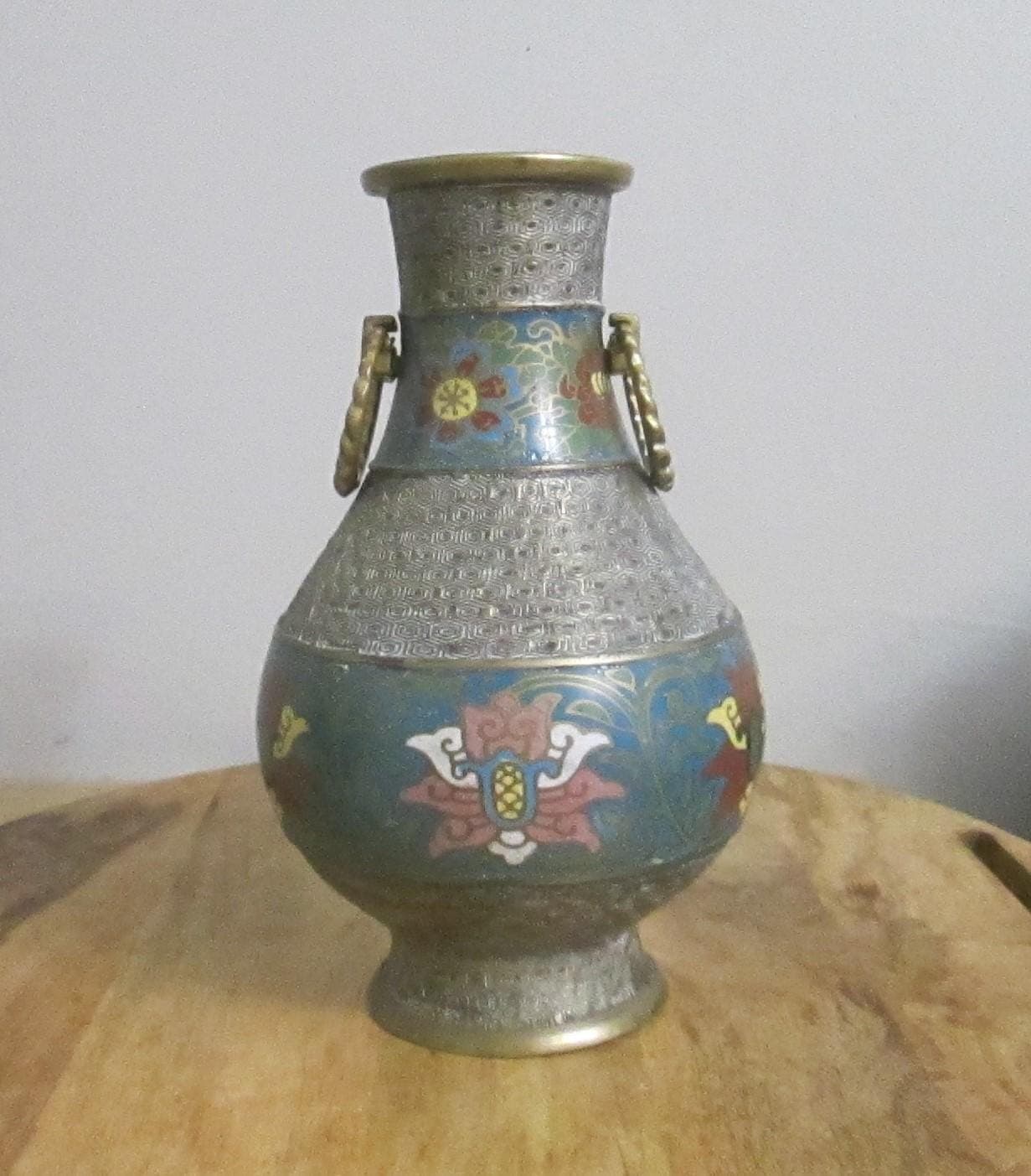 Vintage Japanese Cloisonne Vase