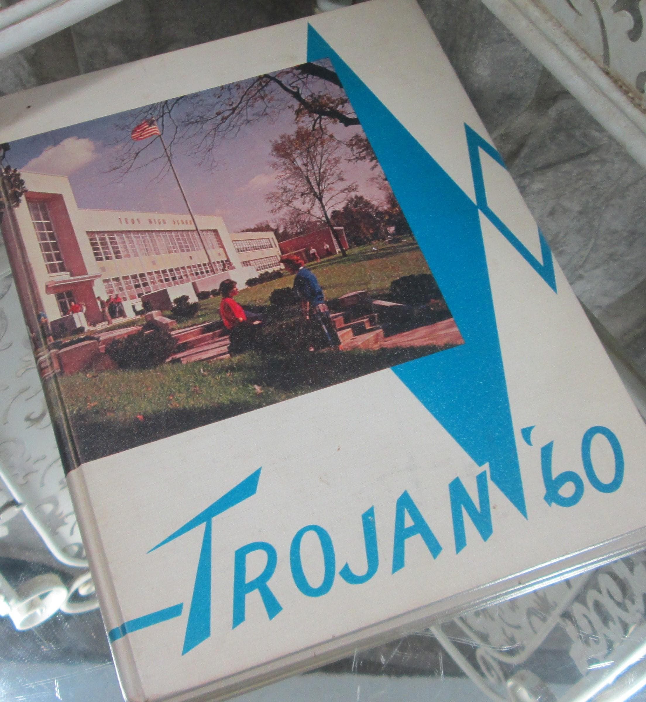 Vintage Troy High School Yearbook, Ohio, 1960