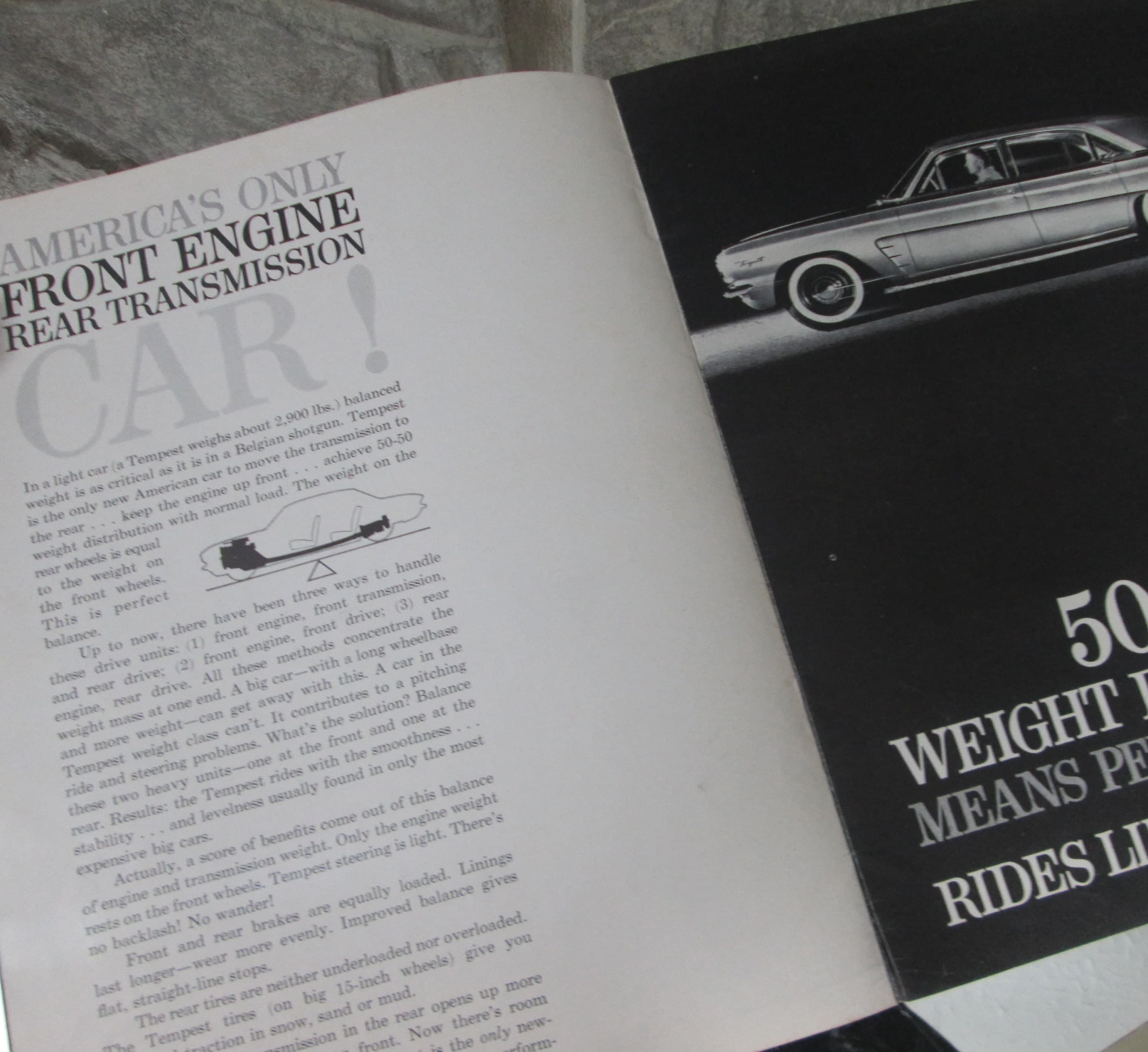 Vintage 1960 Pontiac Tempest Car Brochure - Thumbnail 2
