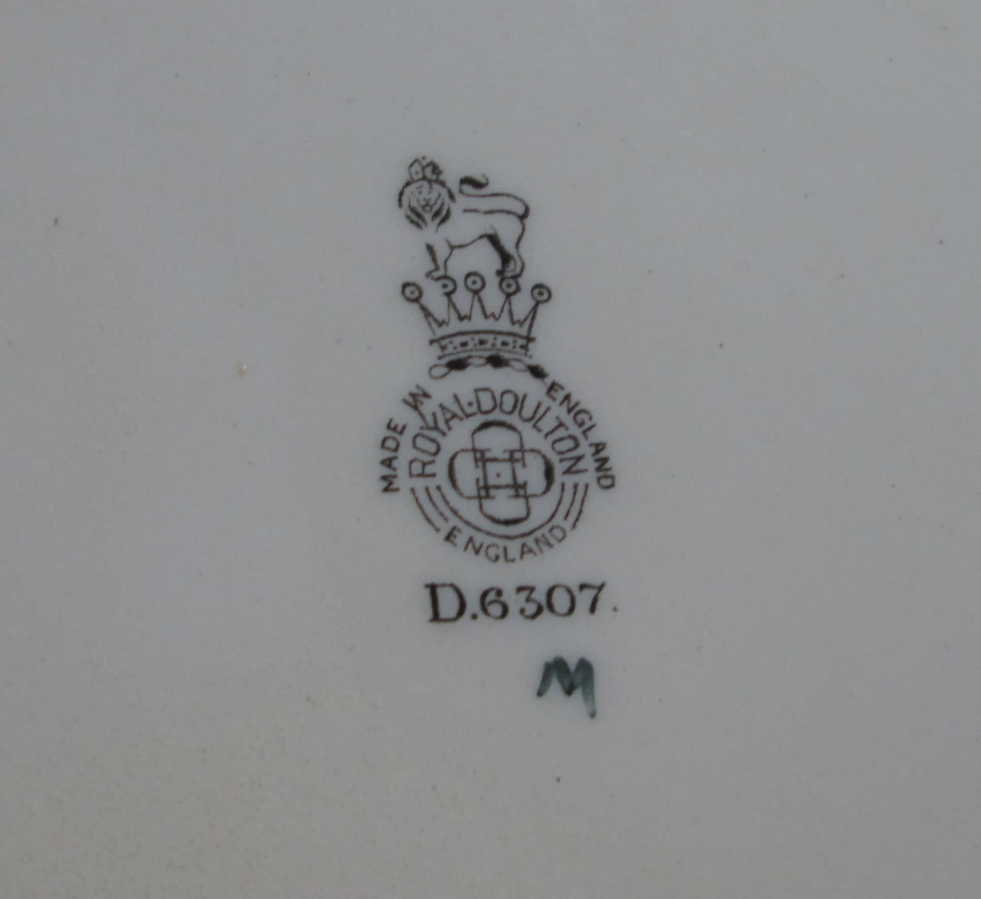 Vintage Royal Doulton Timber Wagon Plate D6307 - Thumbnail 2
