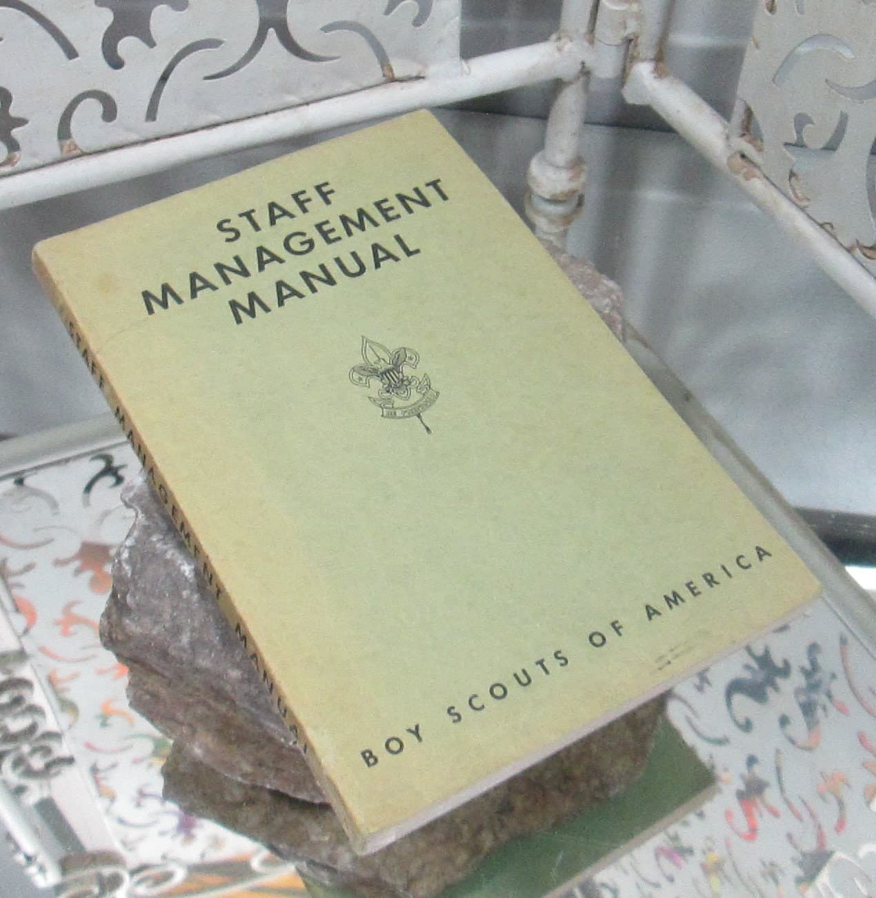 Vintage 1947 Boy Scouts Staff Management Manual,
