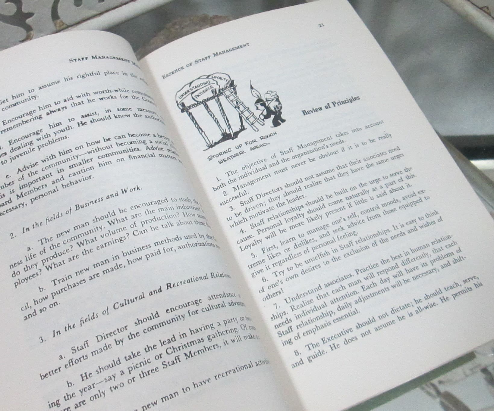 Vintage 1947 Boy Scouts Staff Management Manual, - Thumbnail 4