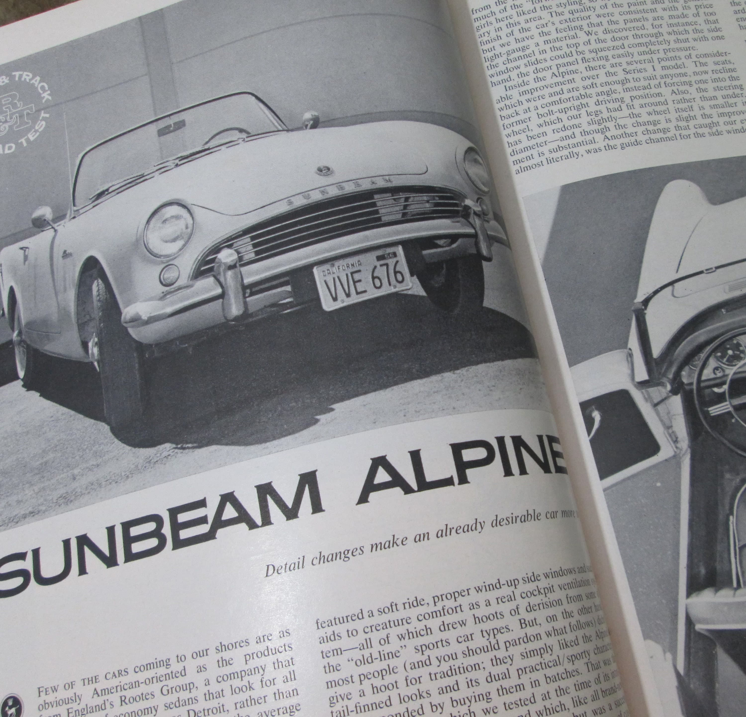 Vintage 1961 Road & Track Magazine, Triumph Cover - Thumbnail 7