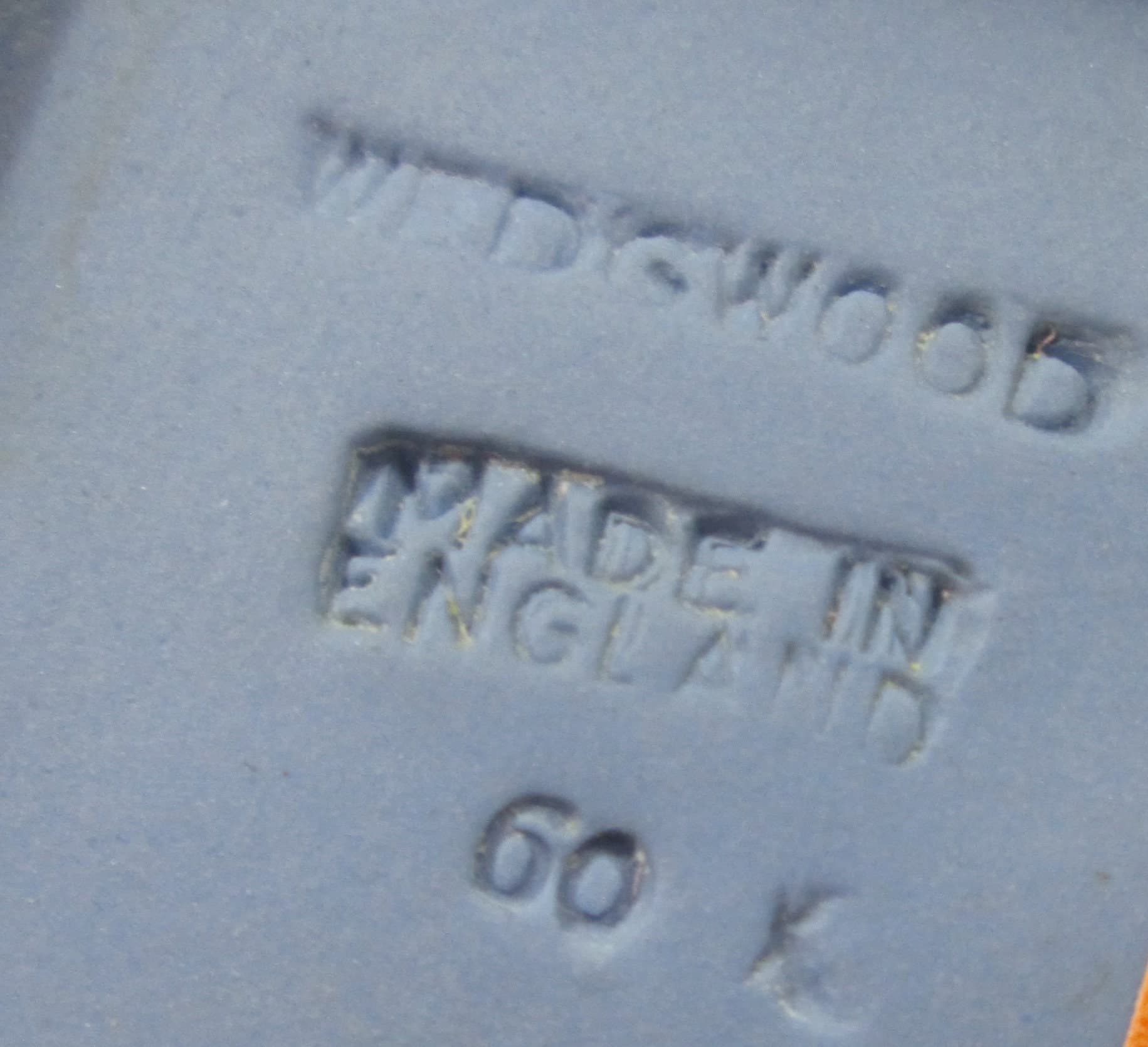 Vintage Wedgwood England Blue Jasperware Pin Tray - Thumbnail 2