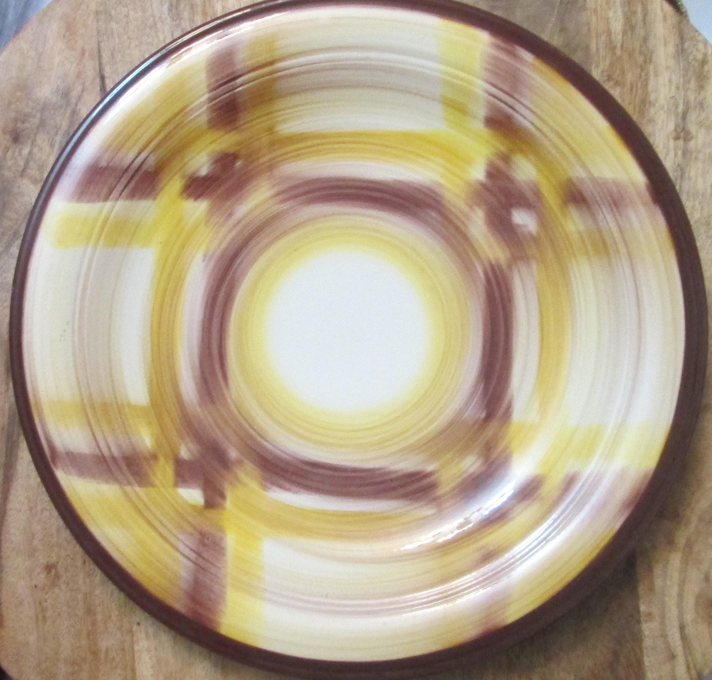 Vintage Vernon Kilns Organdie Pattern Large Charger Plate