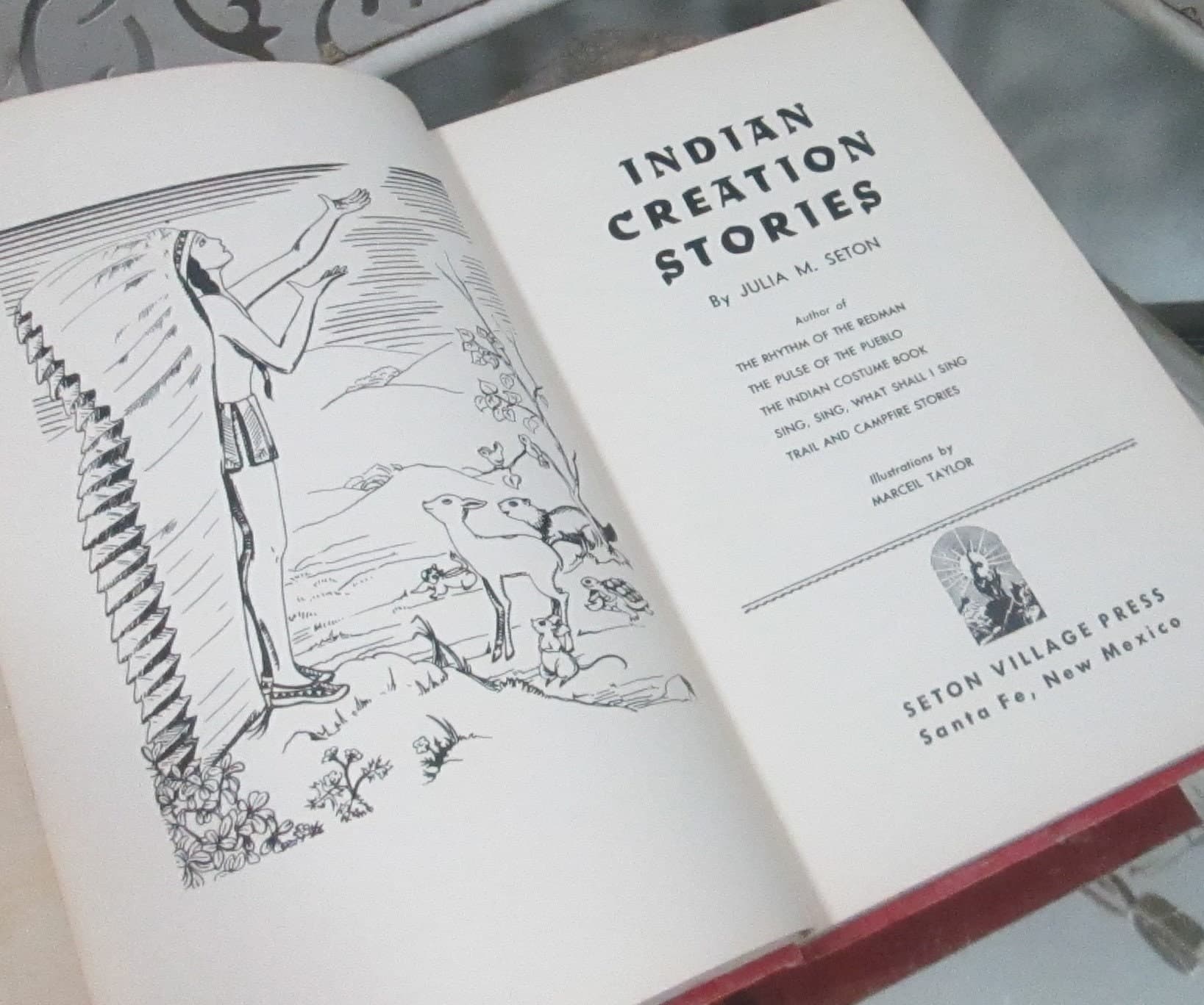 Vintage Book Indian Creation Stories by Julia M. Seton, 1952 - Thumbnail 4
