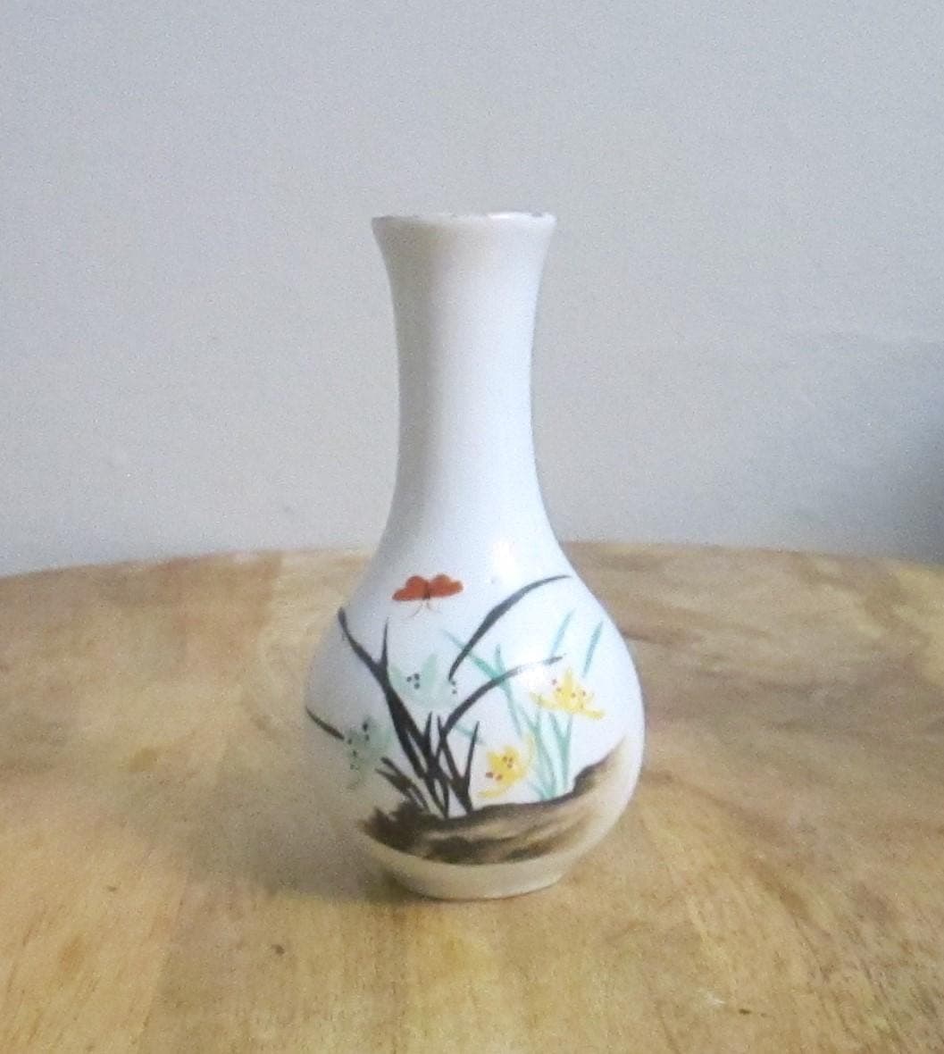Vintage Chinese Enamel Mini-Vase