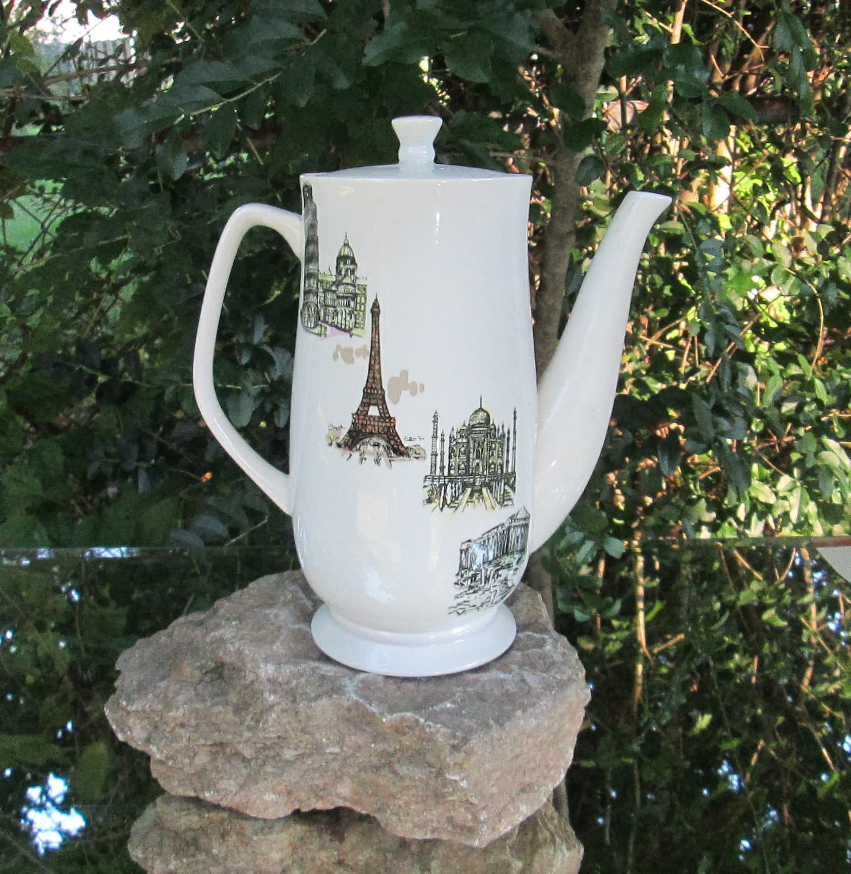 Vintage Kaysons International World Scenes Coffee Pot, 1966 - Thumbnail 2