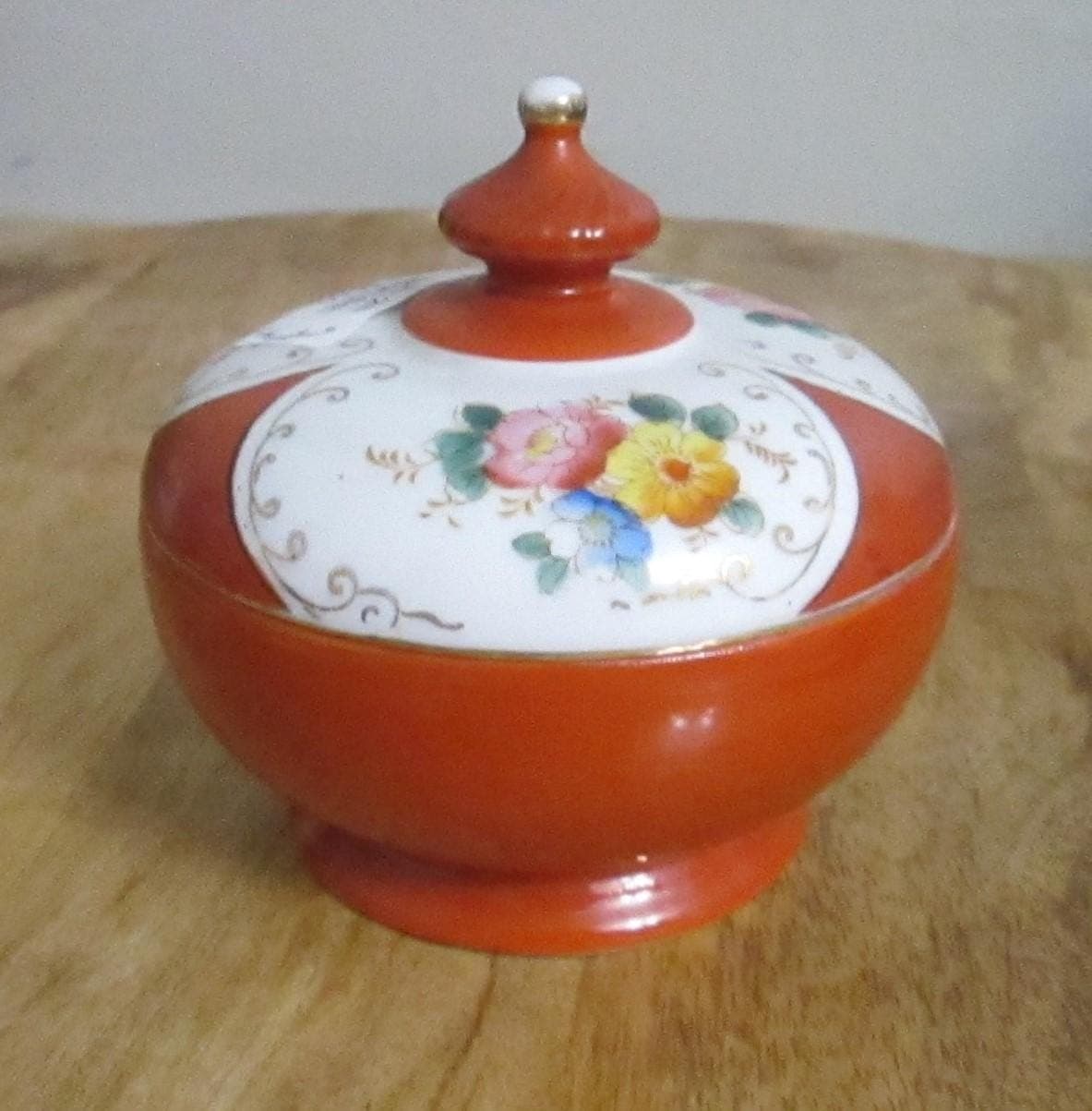 Vintage Japanese Coronation Ware Trinket Box - Thumbnail 2