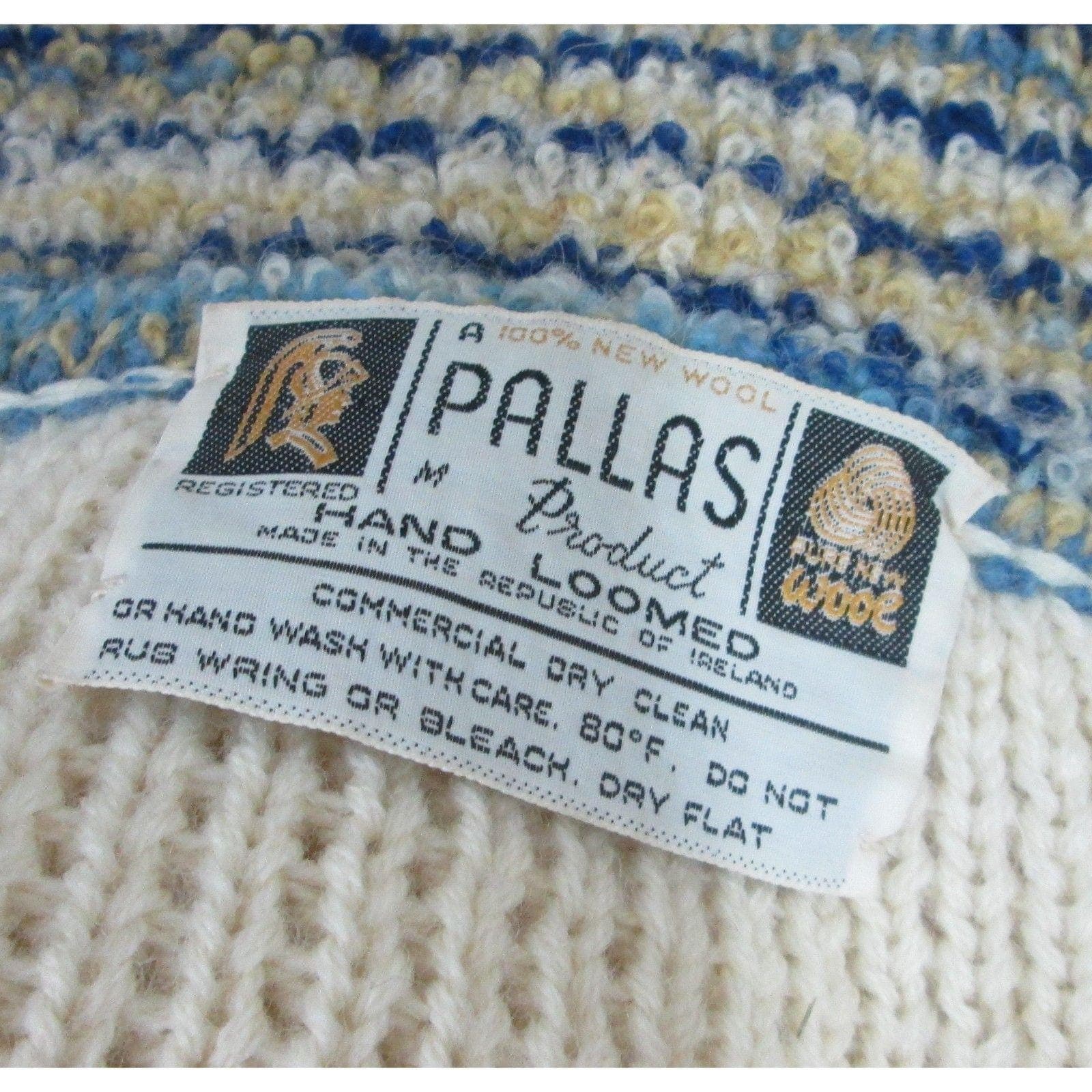 Vintage 1960's Irish Wool Knit Sweater Cardigan - Thumbnail 3