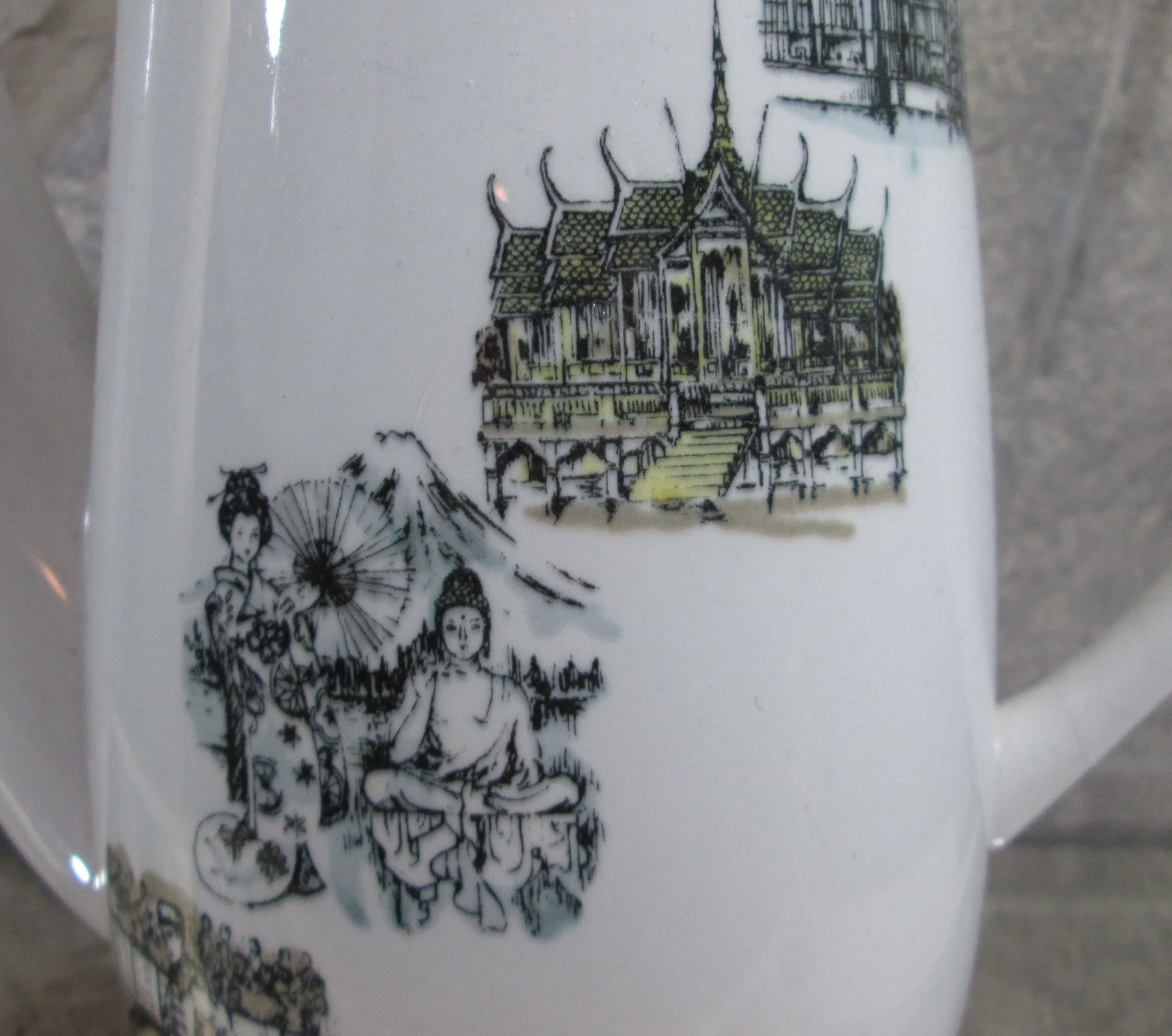 Vintage Kaysons International World Scenes Coffee Pot, 1966 - Thumbnail 3