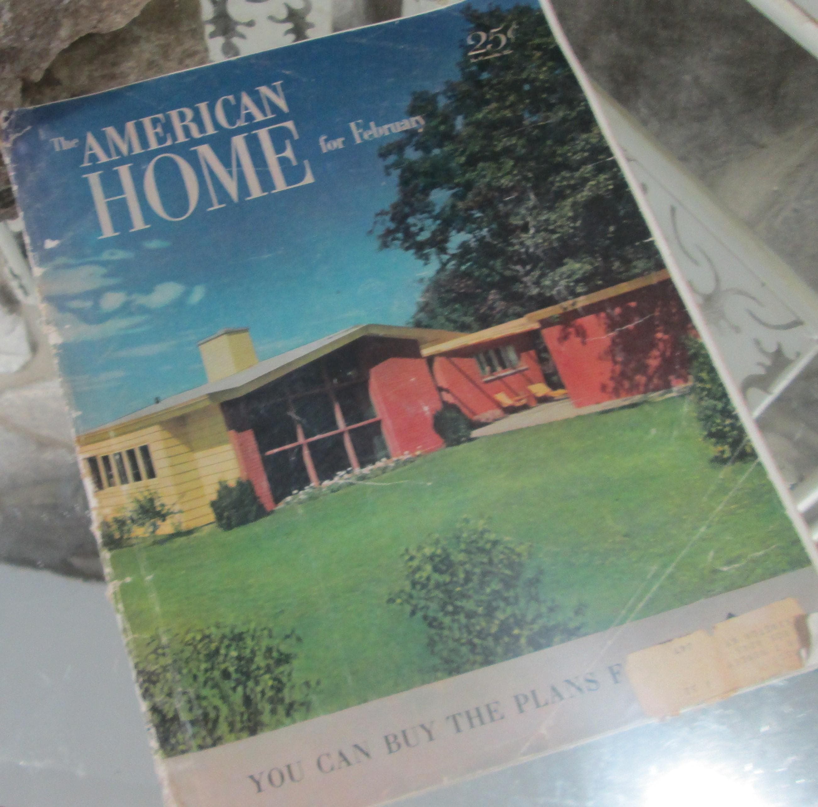 The American Home, February, 1951, Vintage Magazine