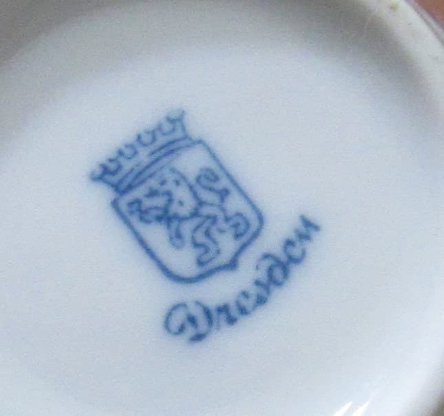Vintage Dresden Cup and Saucer - Thumbnail 3