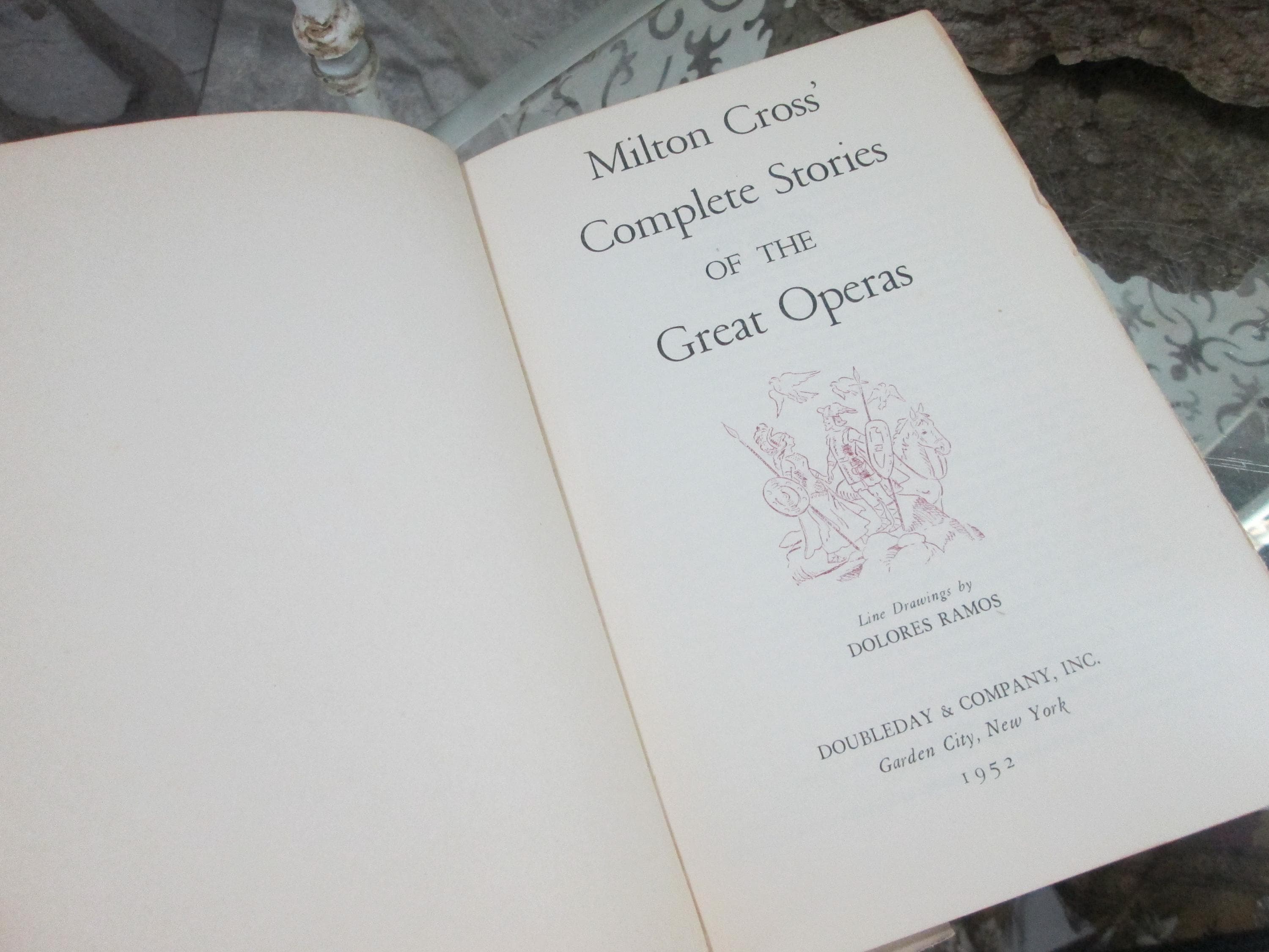 Vintage Milton Cross Opera Stories Book, 1952 - Thumbnail 4