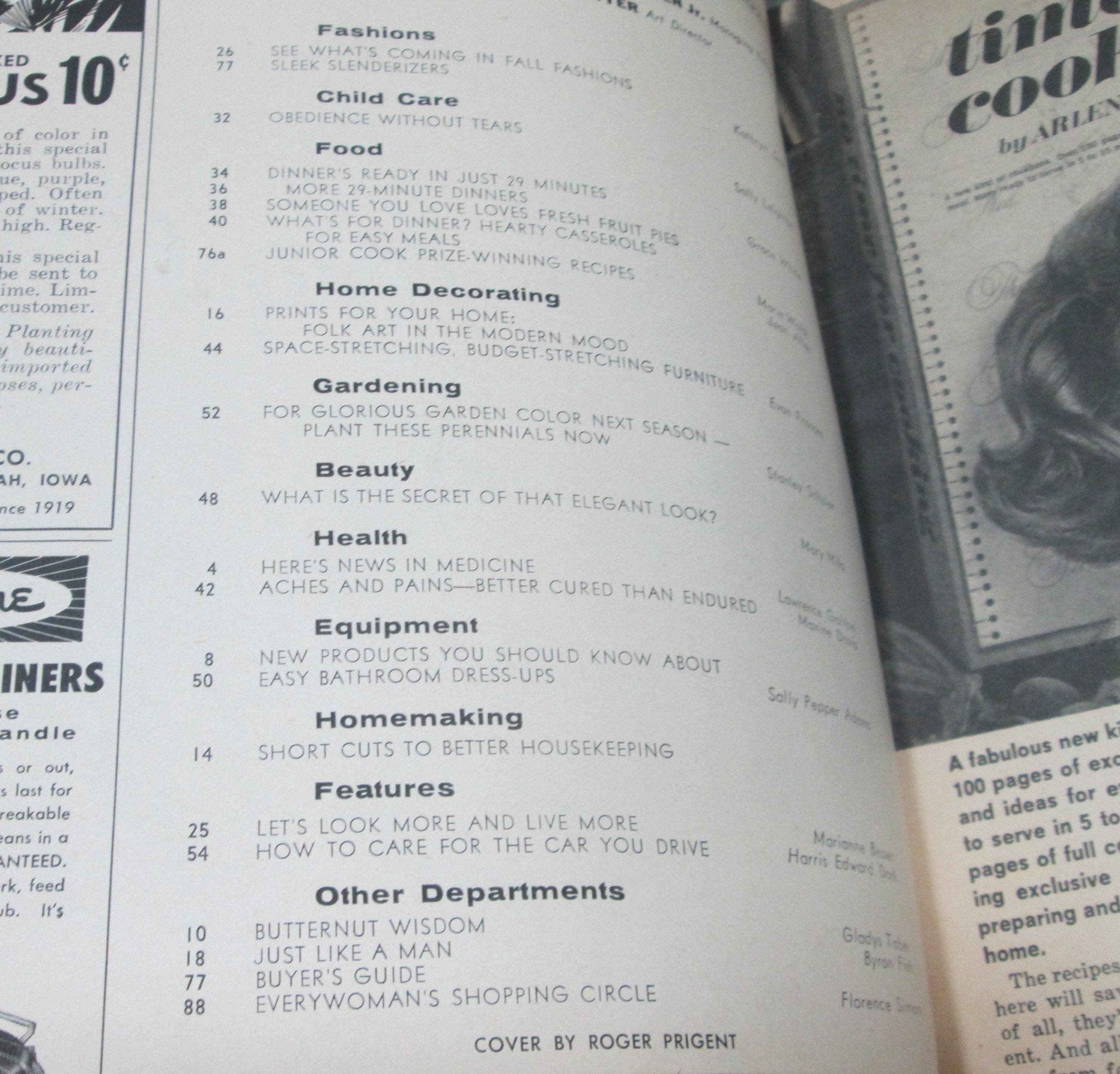 Vintage Family Circle Magazine, September 1961 - Thumbnail 2