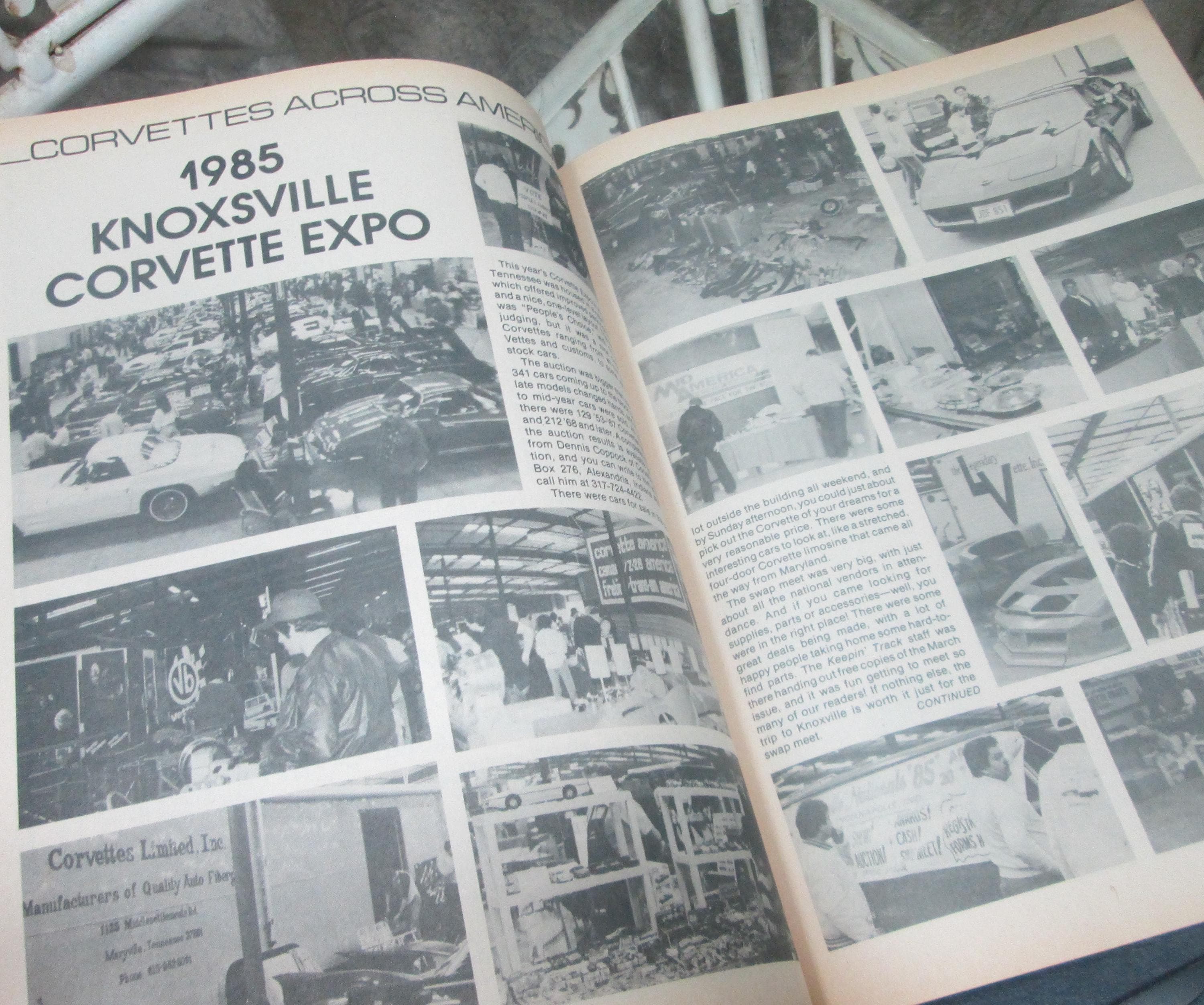 Vintage Corvette Magazine, Keepin' Track of Vettes, May, 1985 - Thumbnail 3