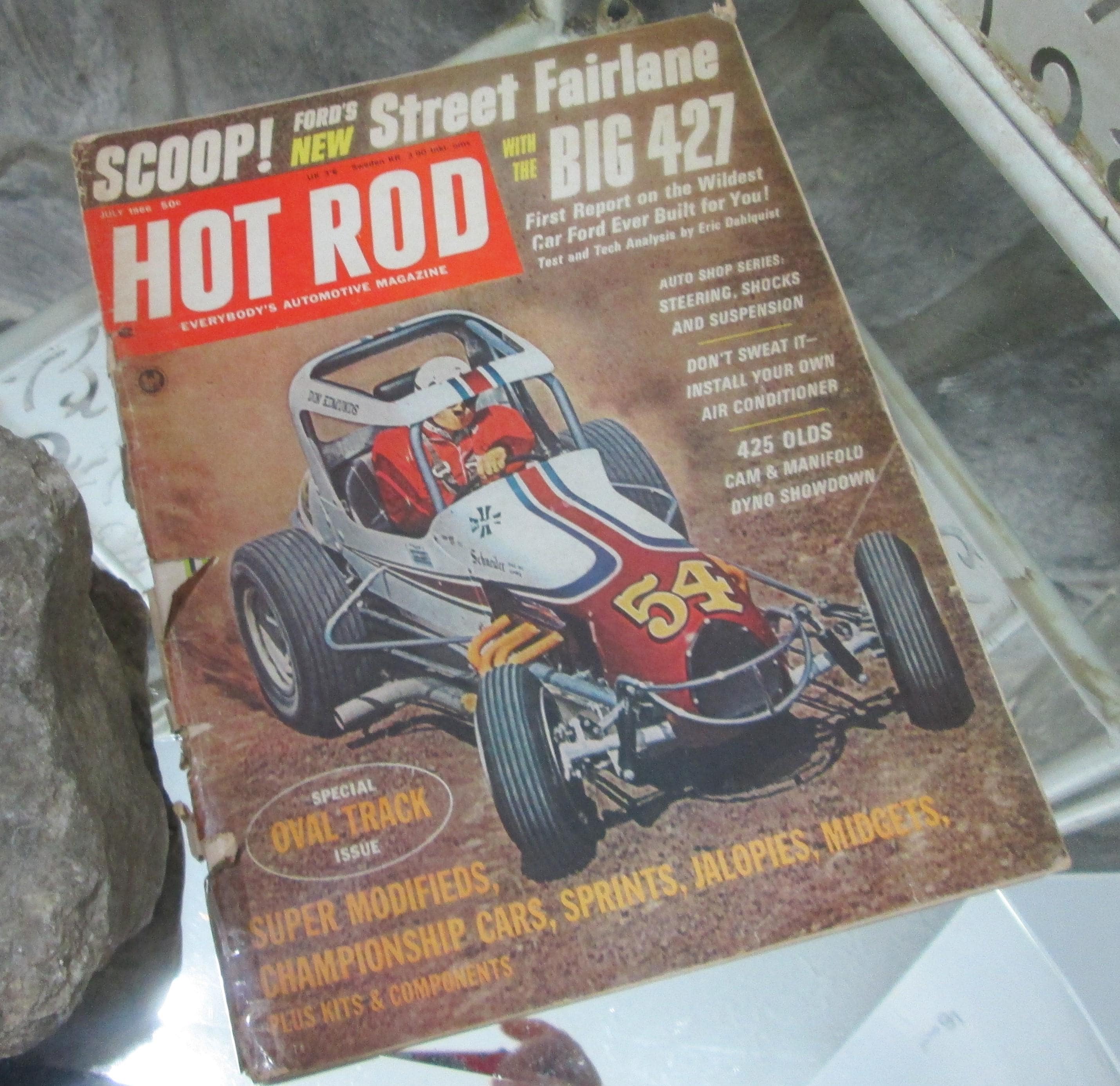 Vintage Hot Rod Magazine July 1966