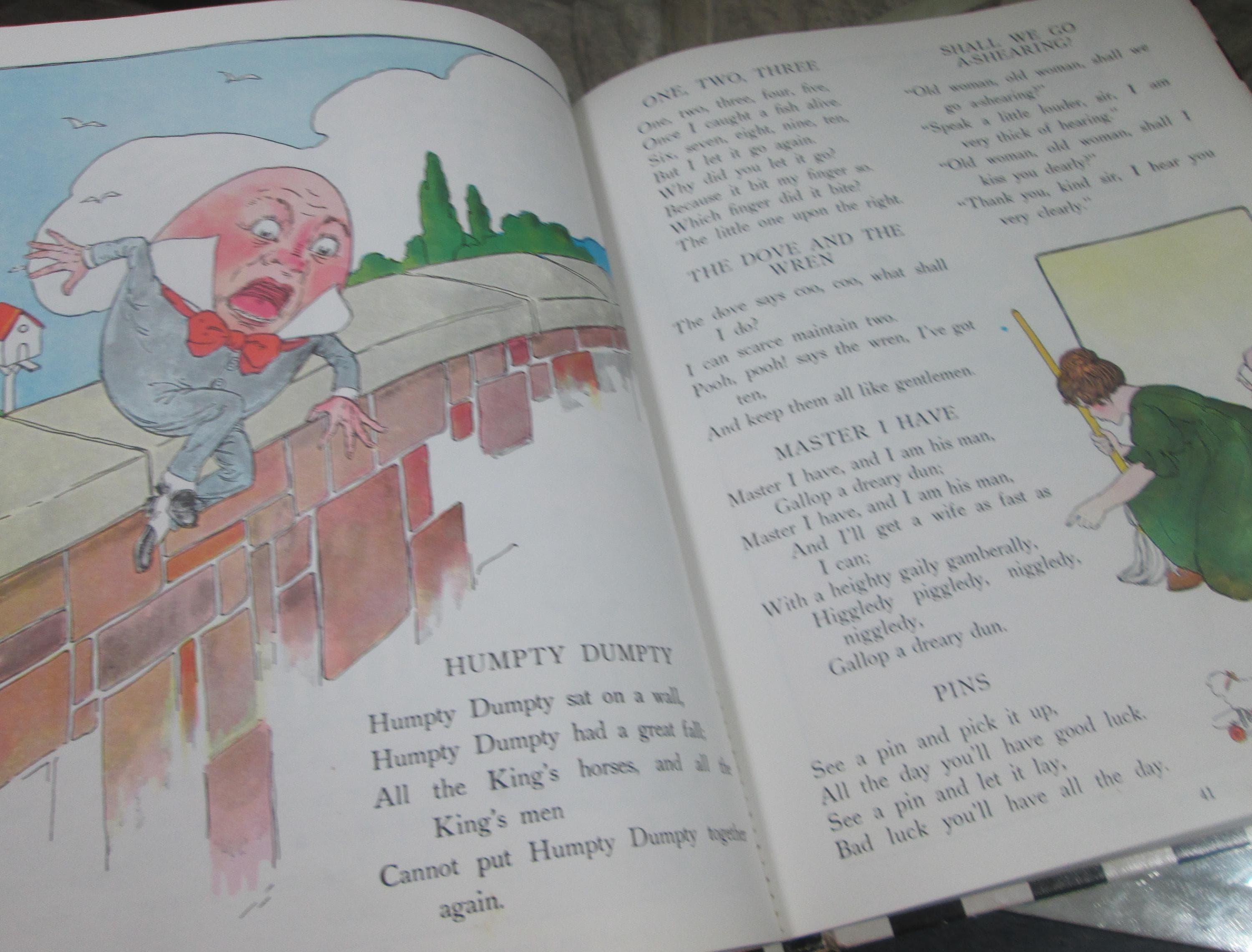 The Real Mother Goose Children's Book, Illustrated by Blanche Fisher Wright - Thumbnail 5