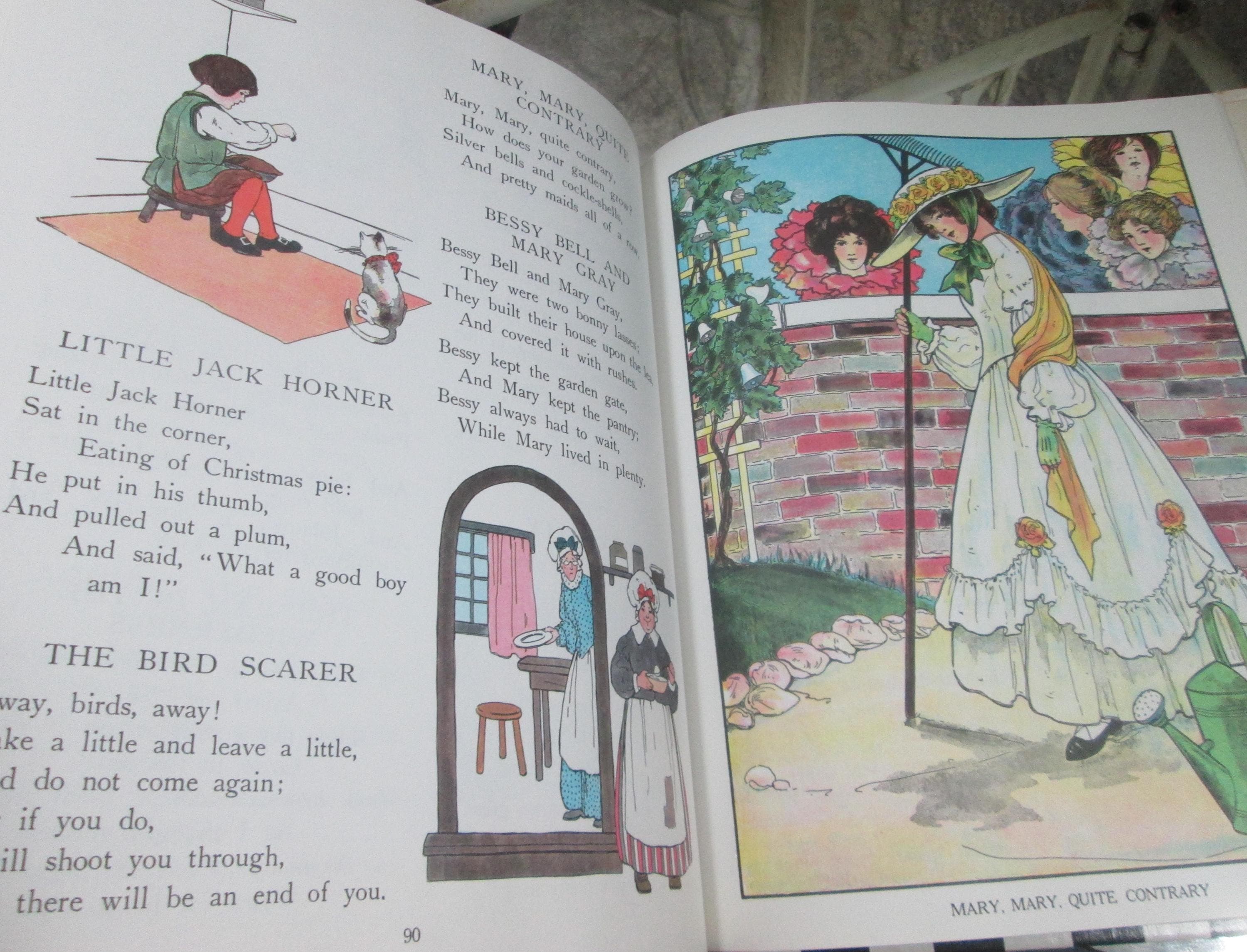 The Real Mother Goose Children's Book, Illustrated by Blanche Fisher Wright - Thumbnail 4