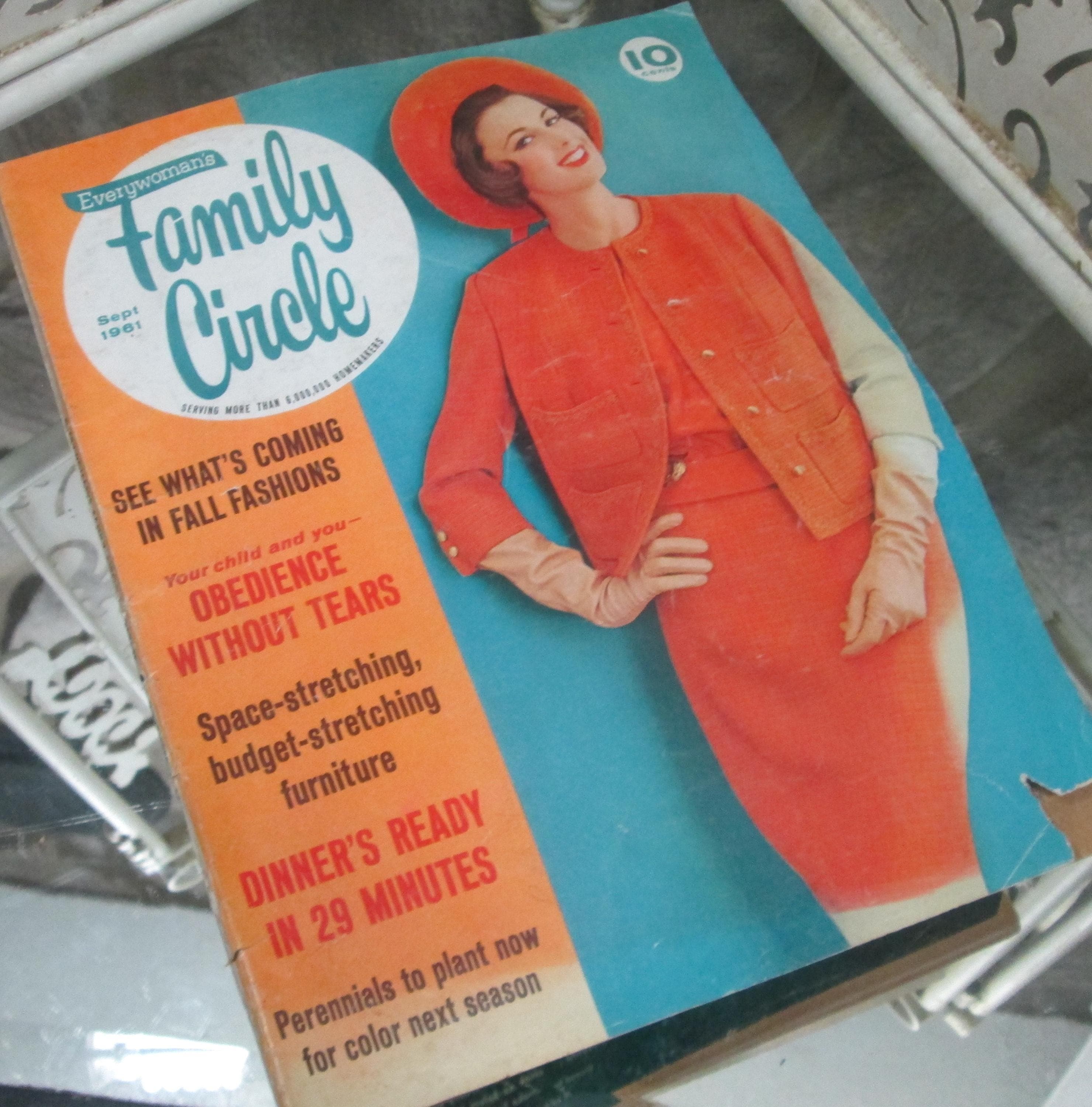 Vintage Family Circle Magazine, September 1961