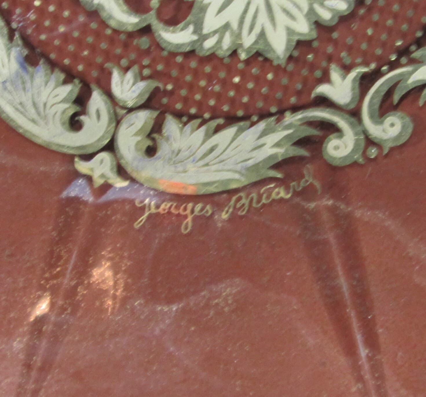 Vintage Mid Century Georges Briard Glass Tray - Thumbnail 2