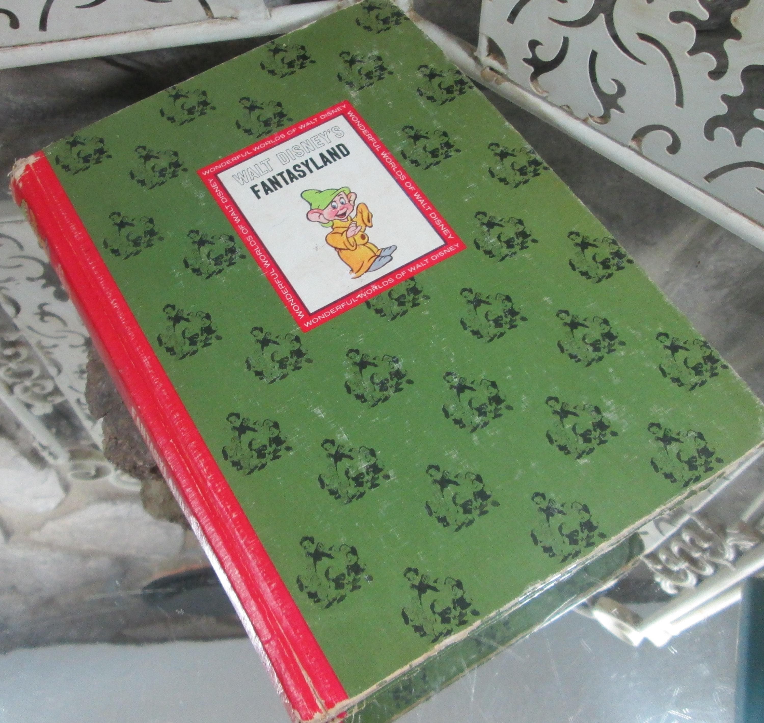 Walt Disney's Fantasyland, 1965, Vintage Children's Book