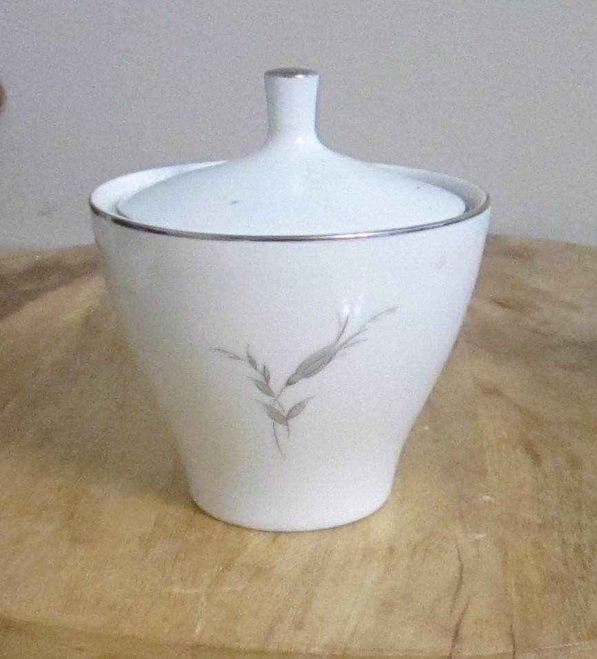 Vintage Mikasa Genevieve Pattern Sugar Bowl - Thumbnail 2