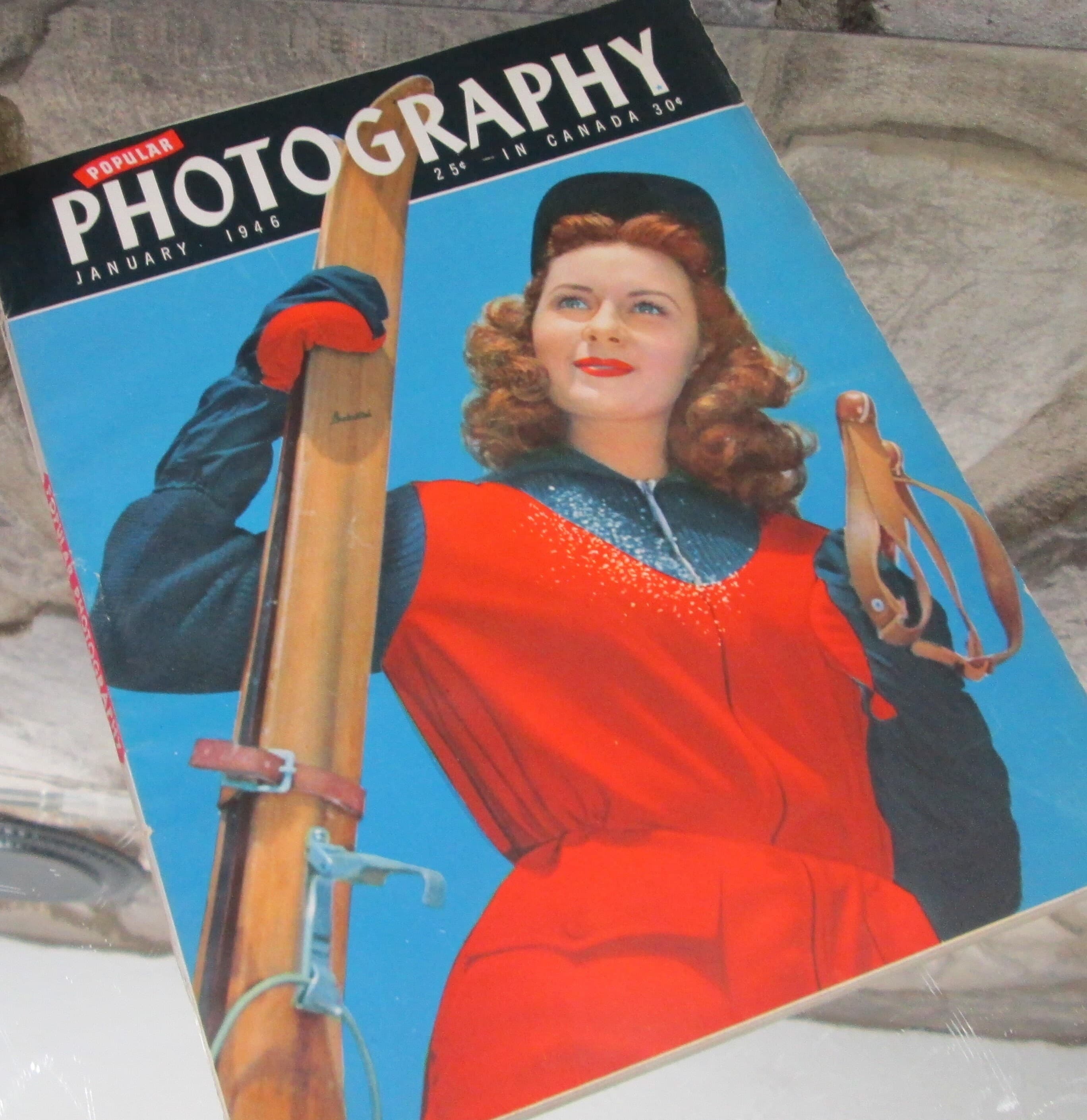Vintage Popular Photography Magazine January 1946