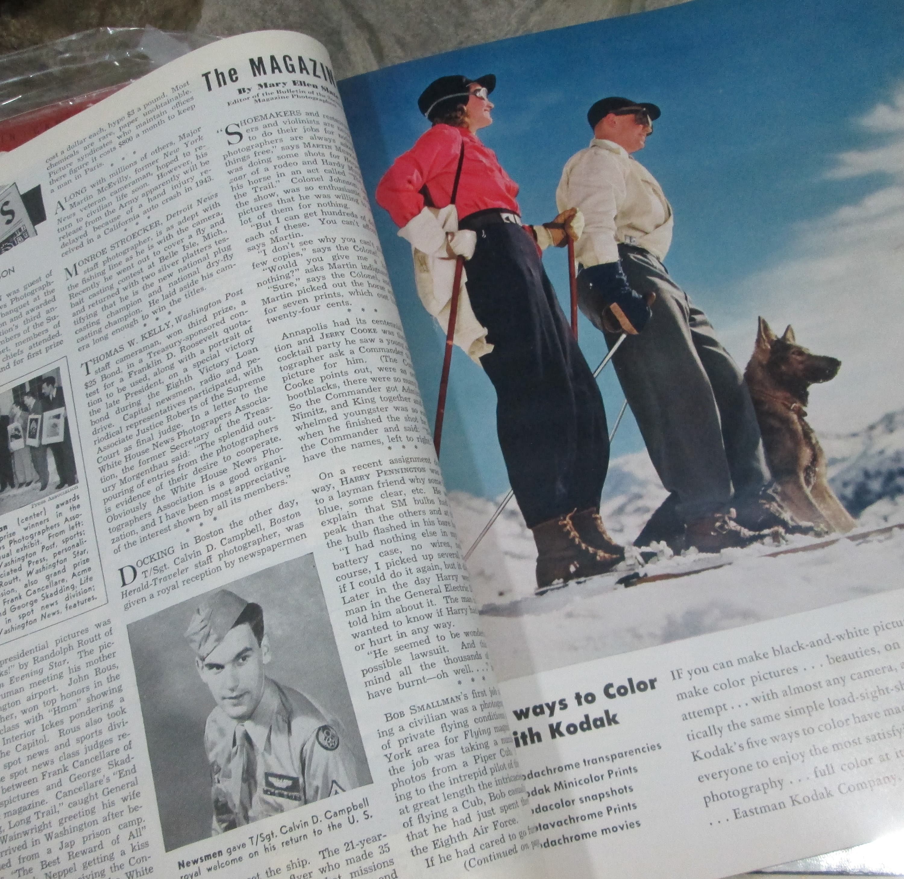 Vintage Popular Photography Magazine January 1946 - Thumbnail 4