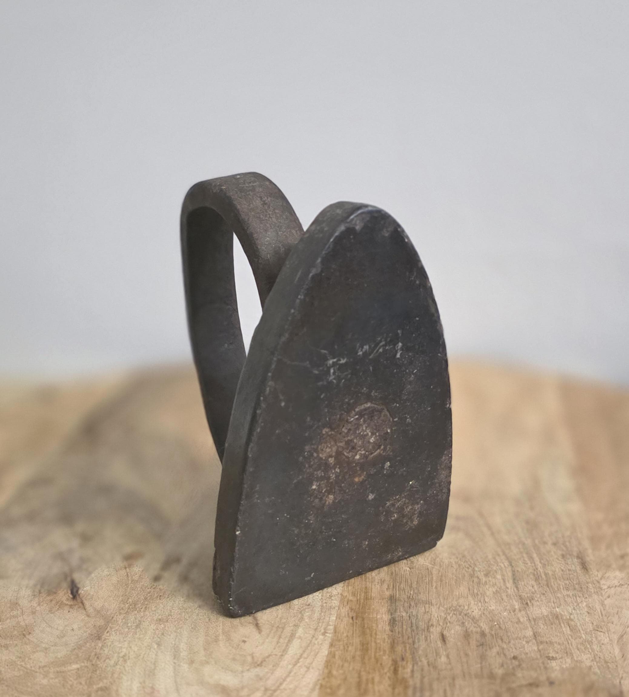 Antique Primitive Farmhouse Decor Cast Iron Flat Iron - Thumbnail 2