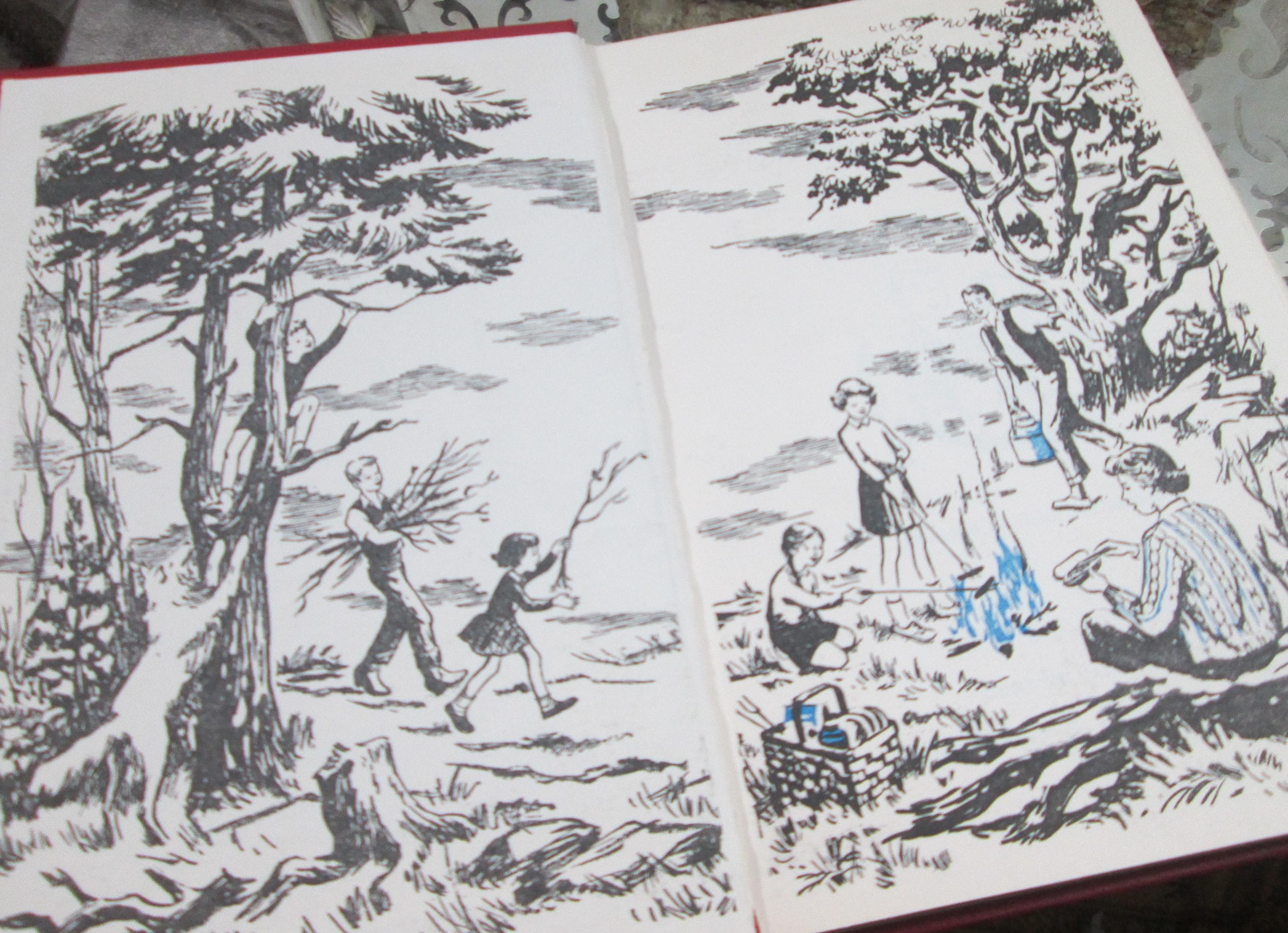The Happy Hollisters by Jerry West, 1953, Vintage Children's Book - Thumbnail 3