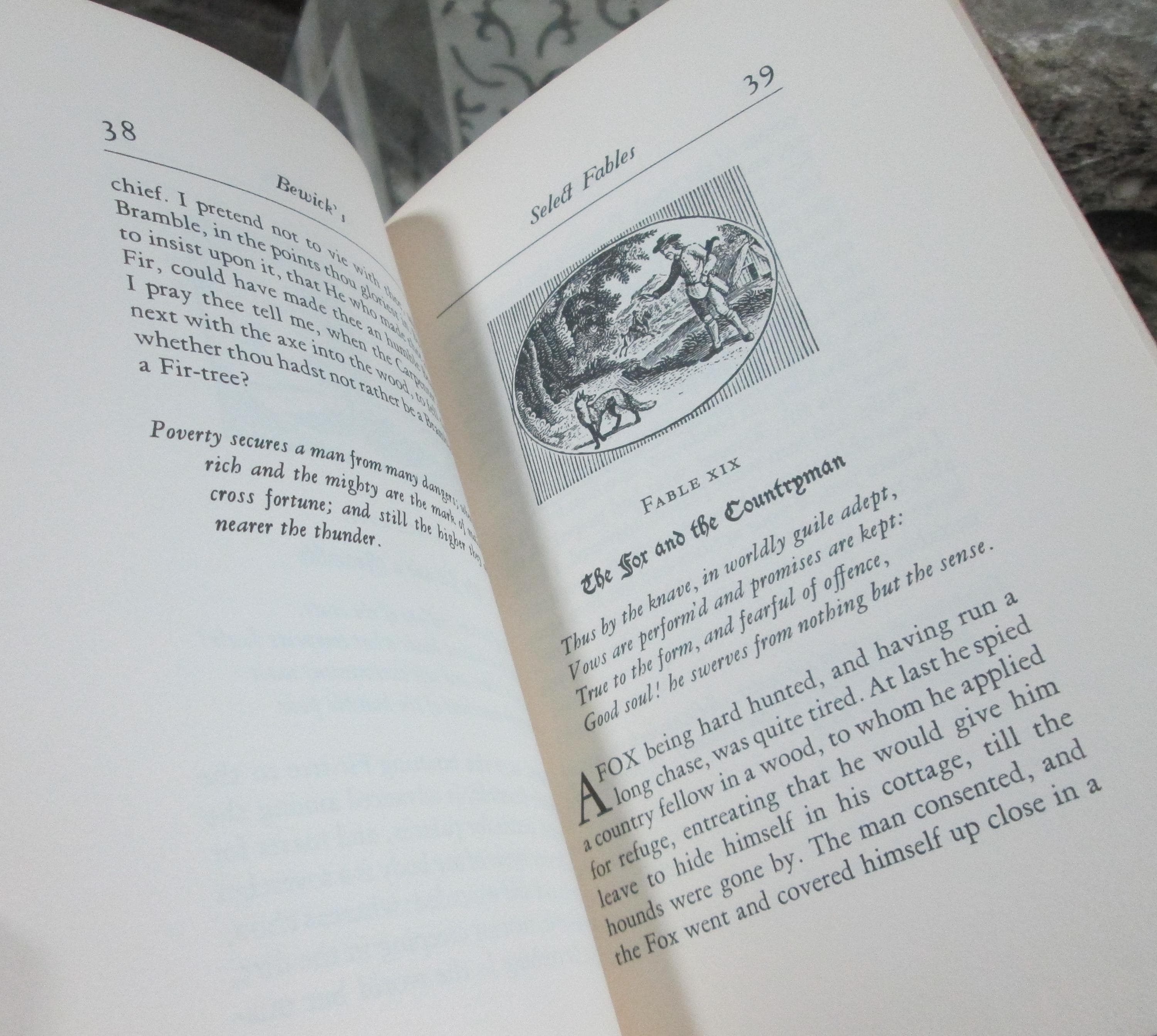Treasury of Aesop's Fables Illustrated by Thomas Bewick, 1973, Vintage Book - Thumbnail 5