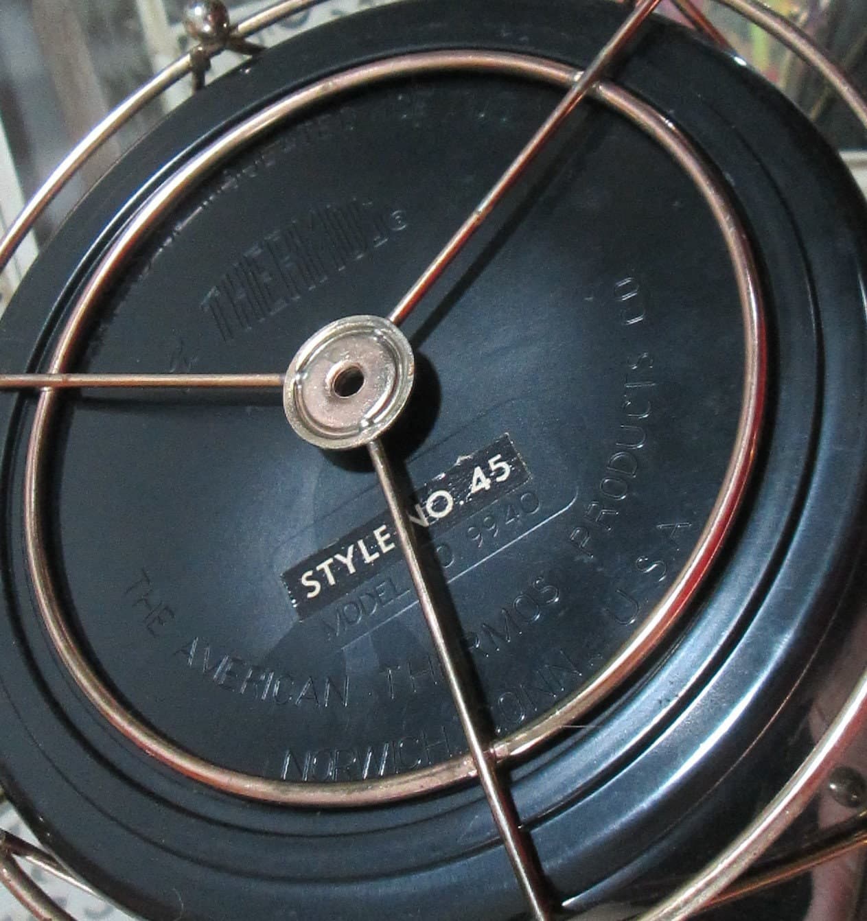 Vintage 1960's Metal Cage Black Ice Bucket - Thumbnail 3