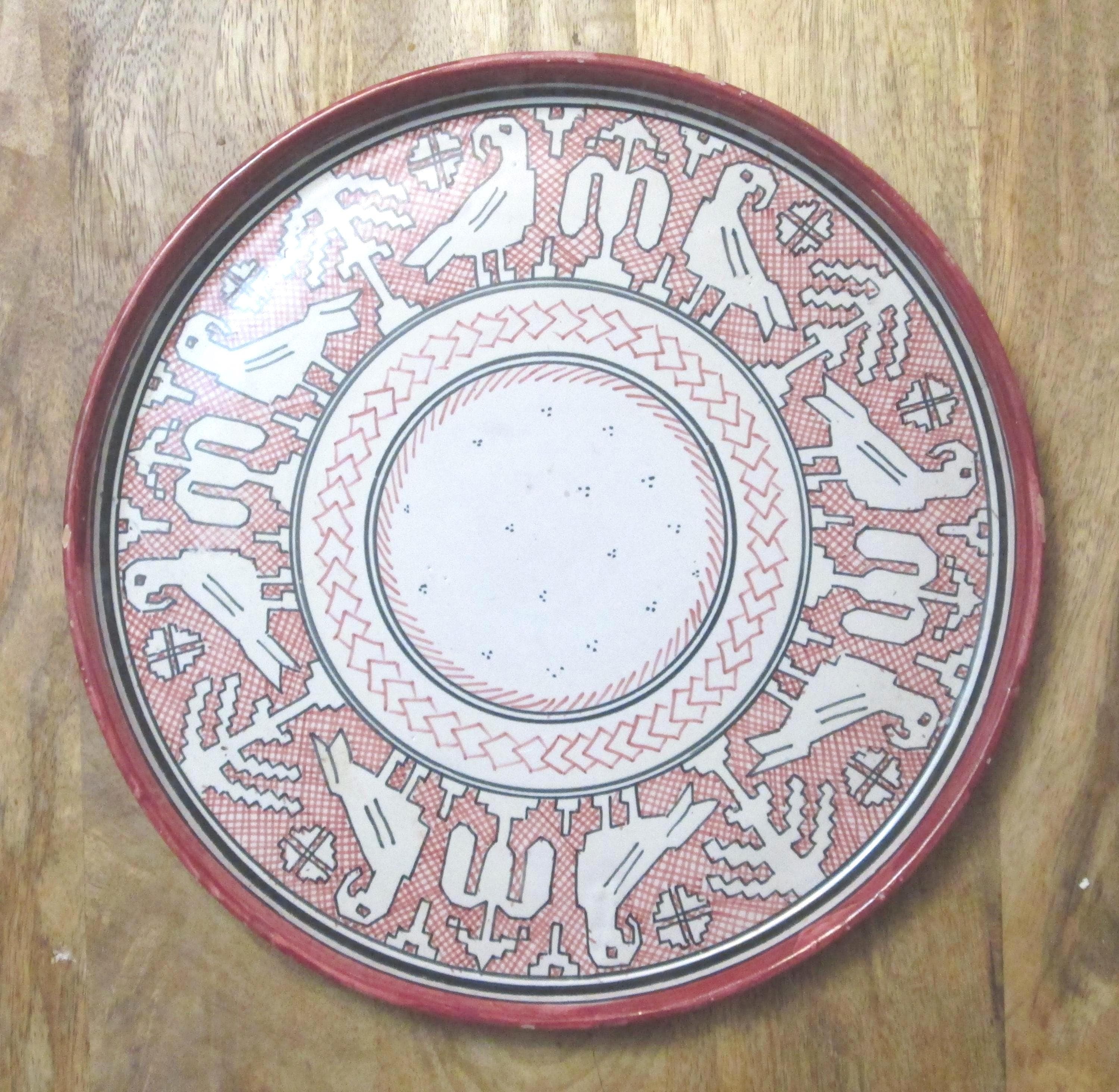 Vintage Deruta Italy Pottery Plate