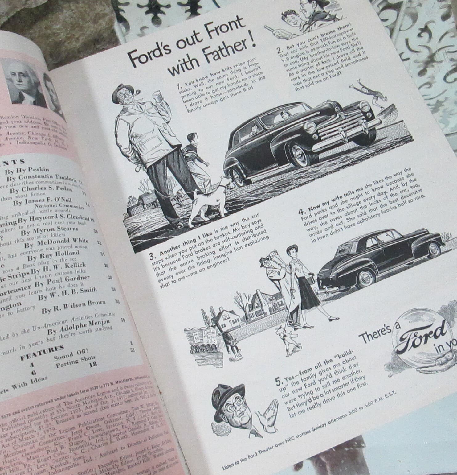 Vintage American Legion Magazine February 1948 - Thumbnail 2