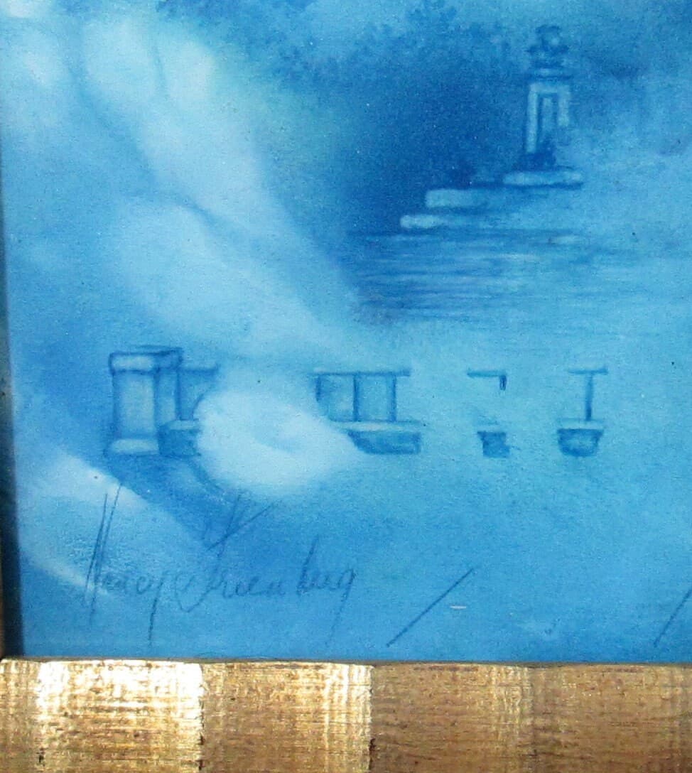 Vintage Nancy Greenberg Watercolor - Thumbnail 2