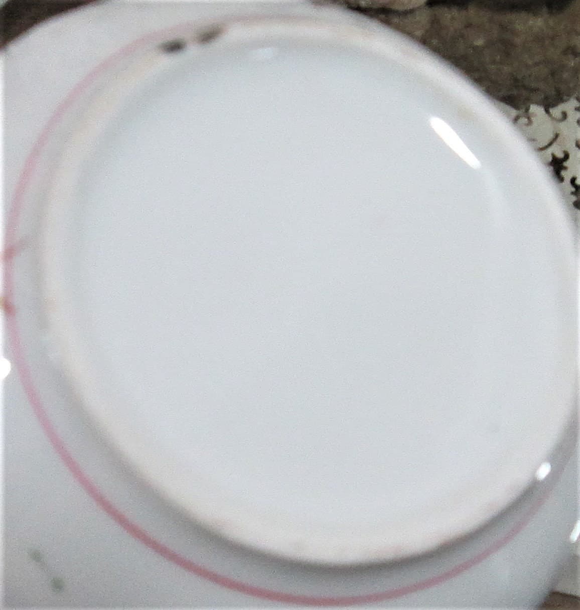 Antique Stoneware Pretty Floral Country Cottage Pot - Thumbnail 2